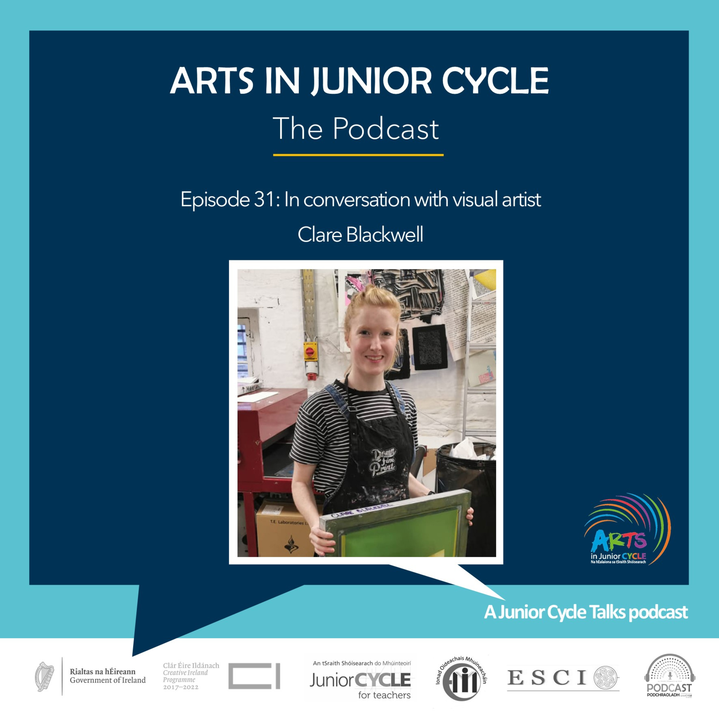 Arts in Junior Cycle in Conversation with Clare Blackwell