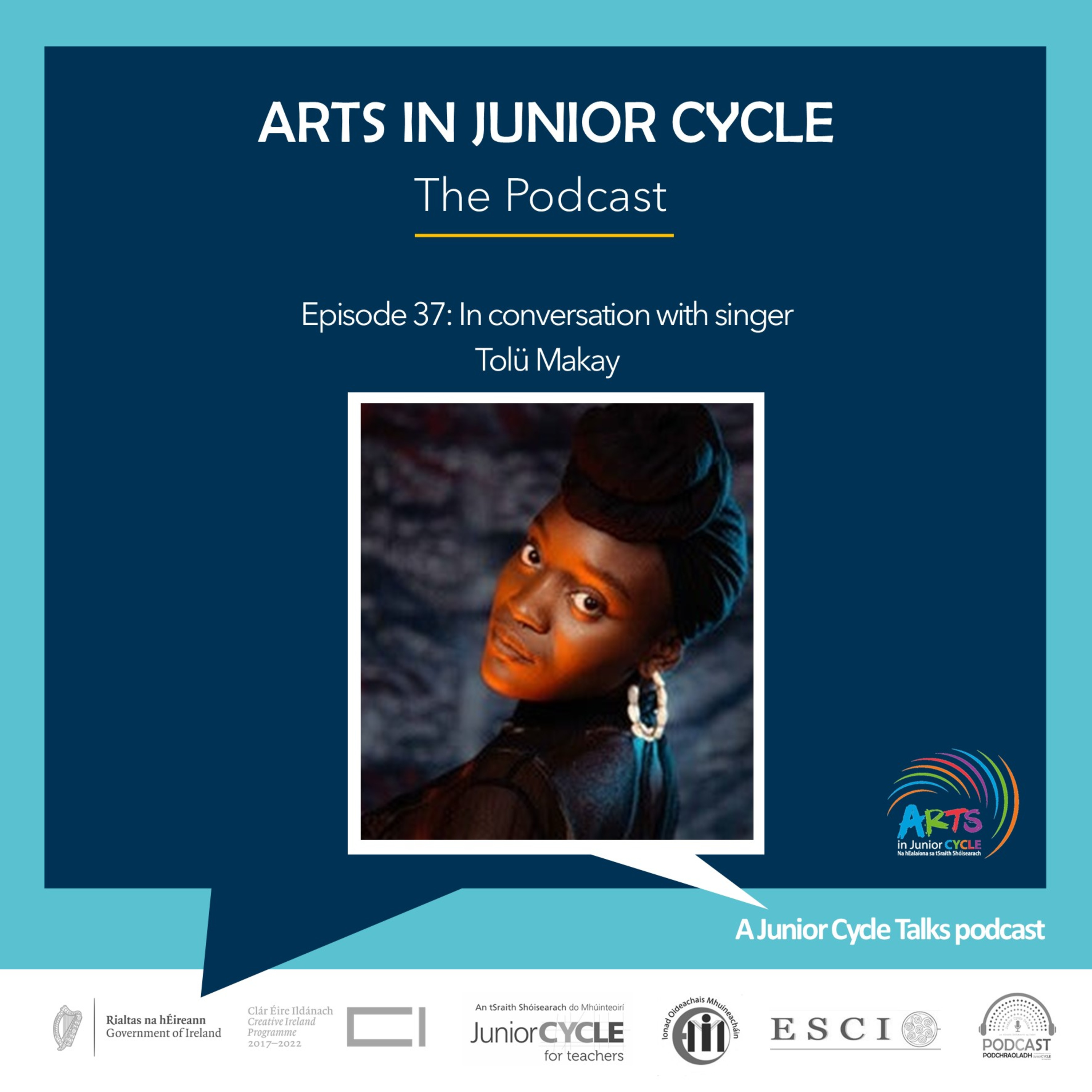 Arts in Junior Cycle in conversation with Tolu Makay