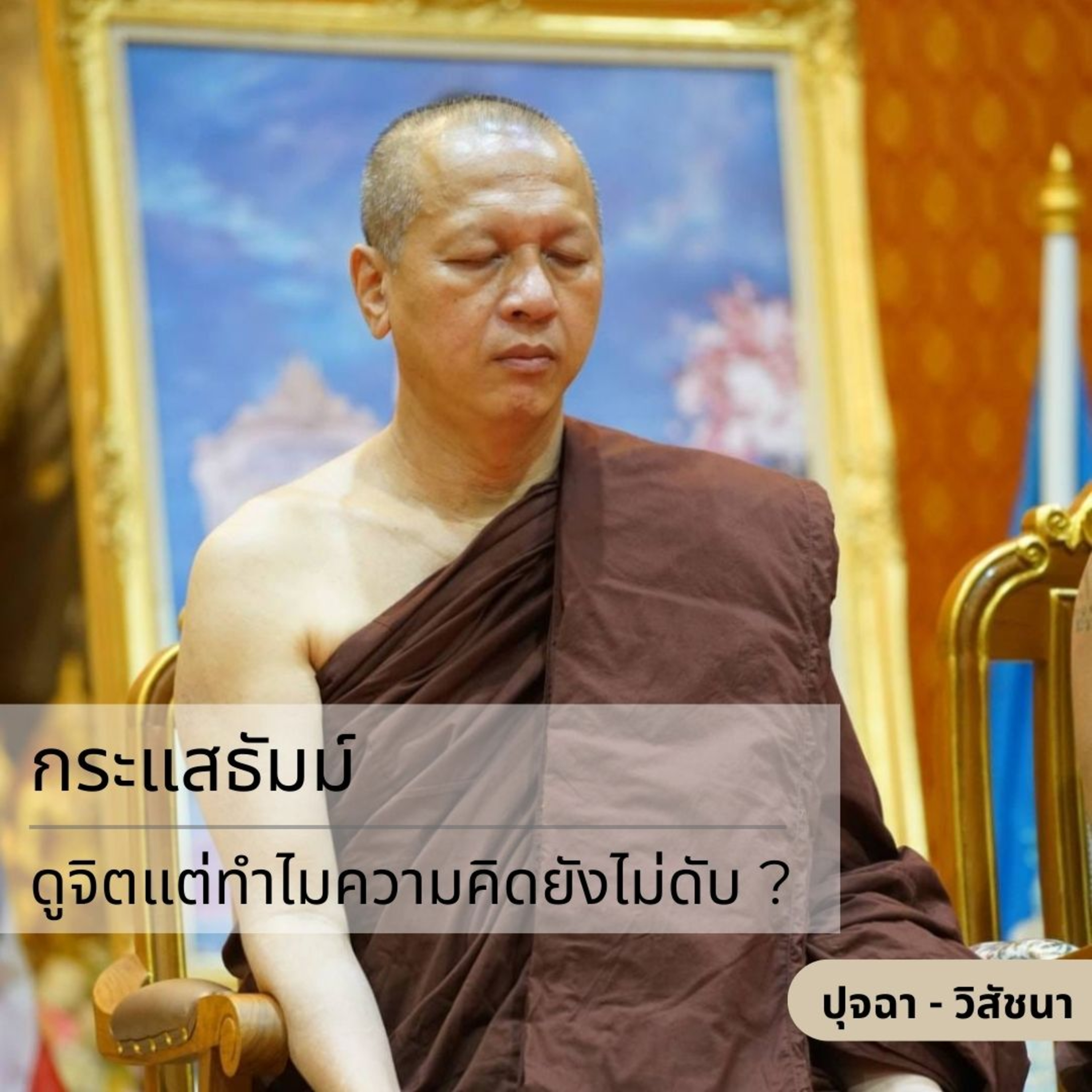 กระแสธัมม์ [ปุจฉา วิสัชนา] - ดูจิตแต่ทำไมความคิดยังไม่ดับ ? episode artwork
