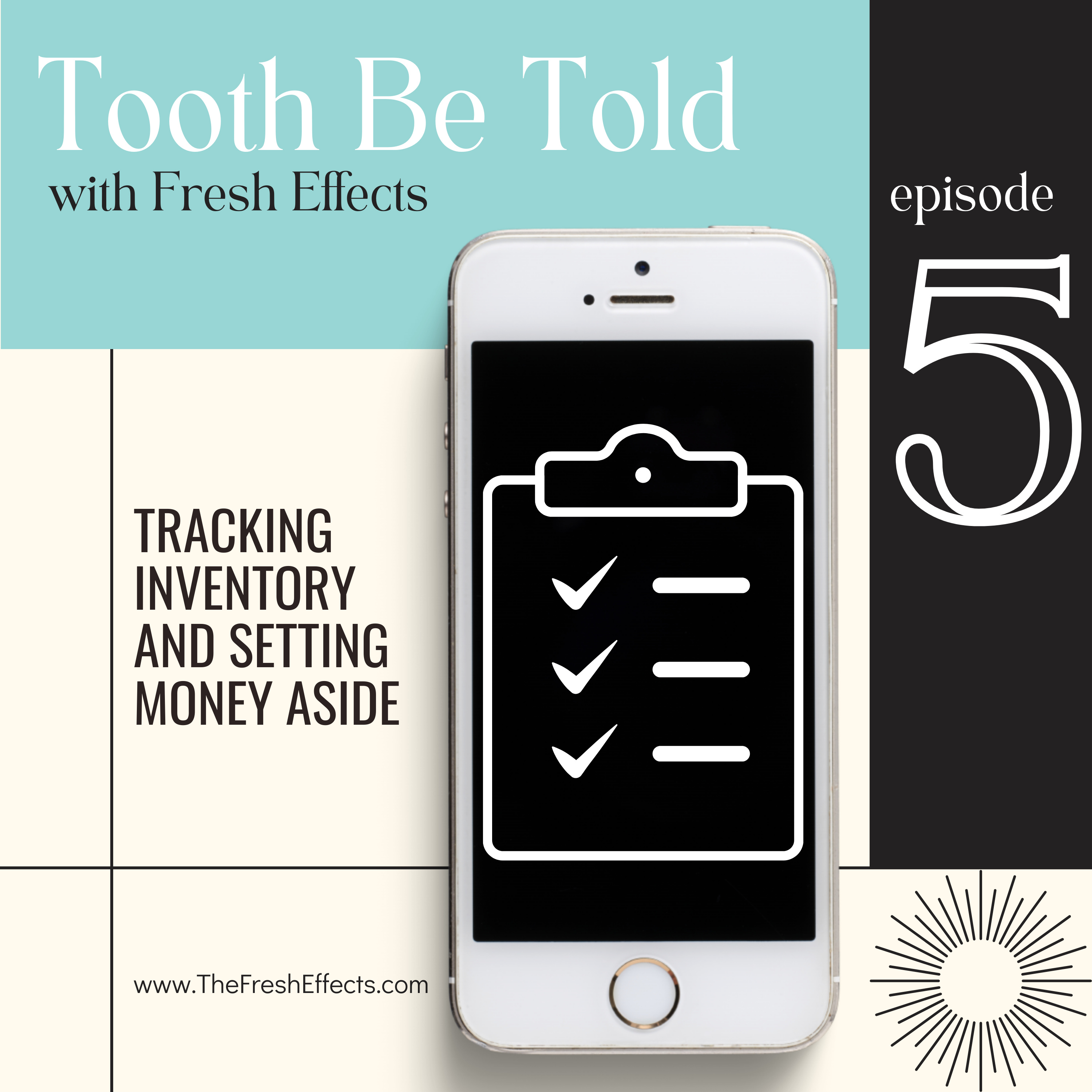 Inventory tracking and setting money aside. episode artwork