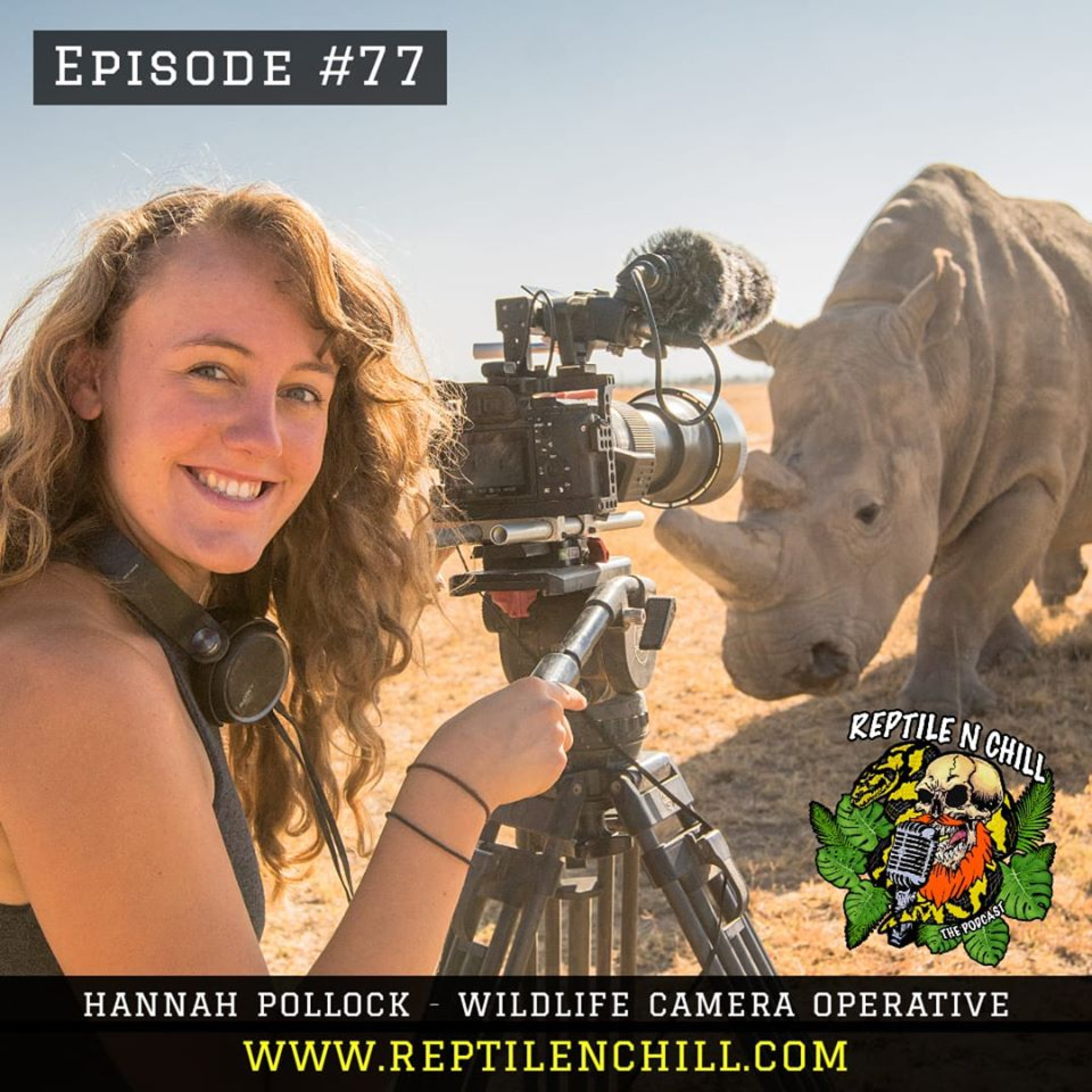 Hannah Pollock - BBC Deadly 60, Stand Up for Nature Bicycle Cinema & NatGeo Explorer - 77 Reptile n Chill