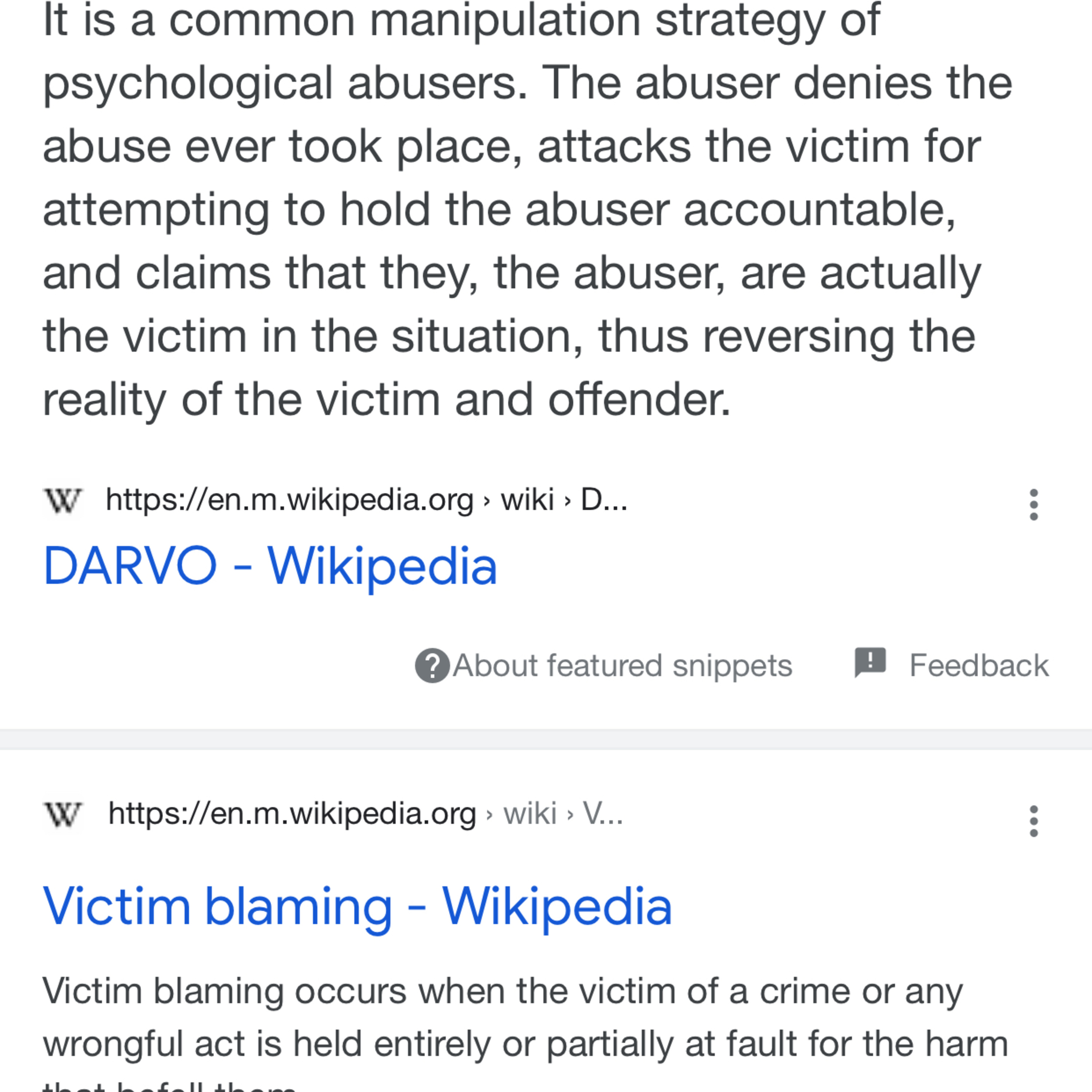 1. VICTIM SHAMING REVERSE PSYCHOLOGY  episode artwork