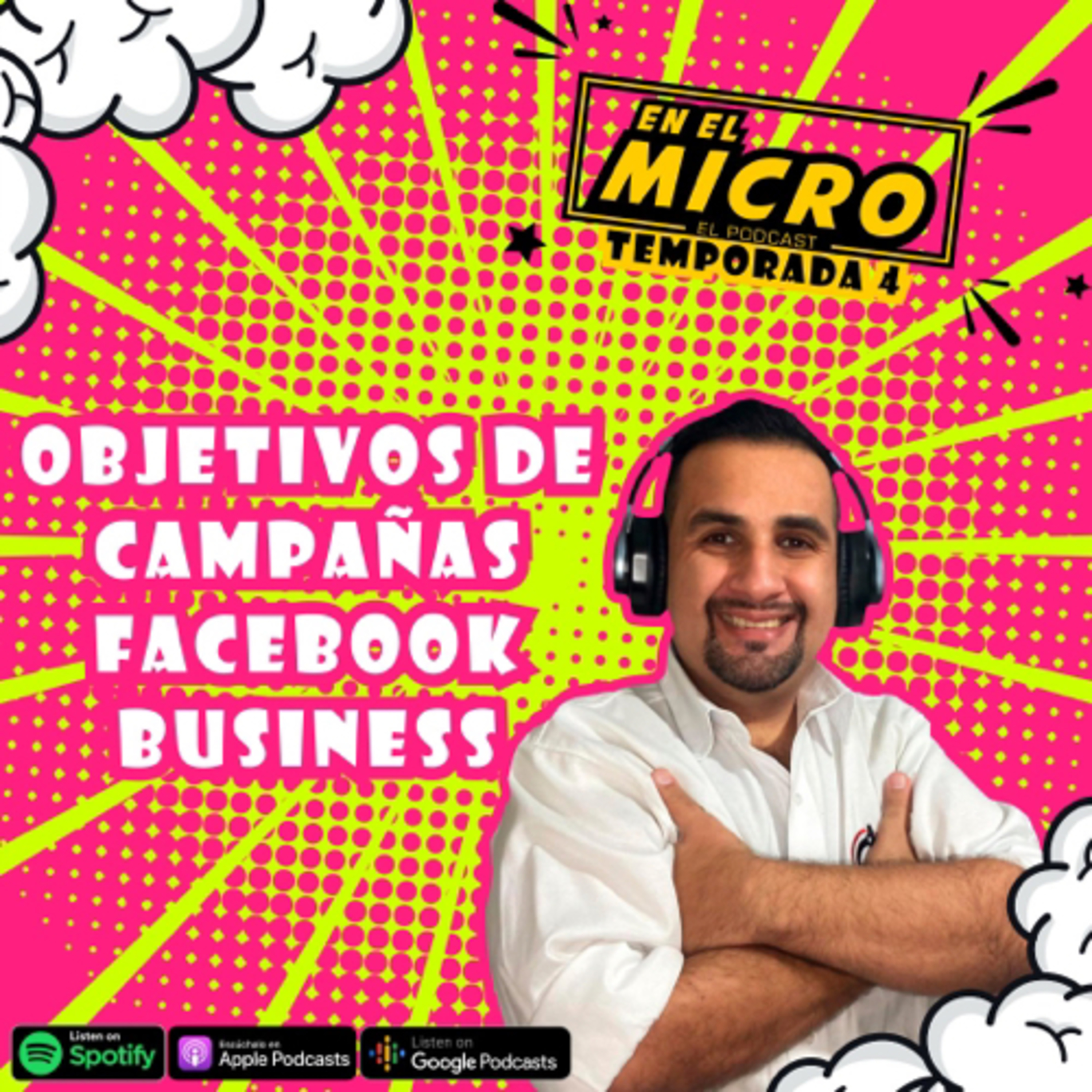 Objetivos de campaña de Facebook business episode artwork