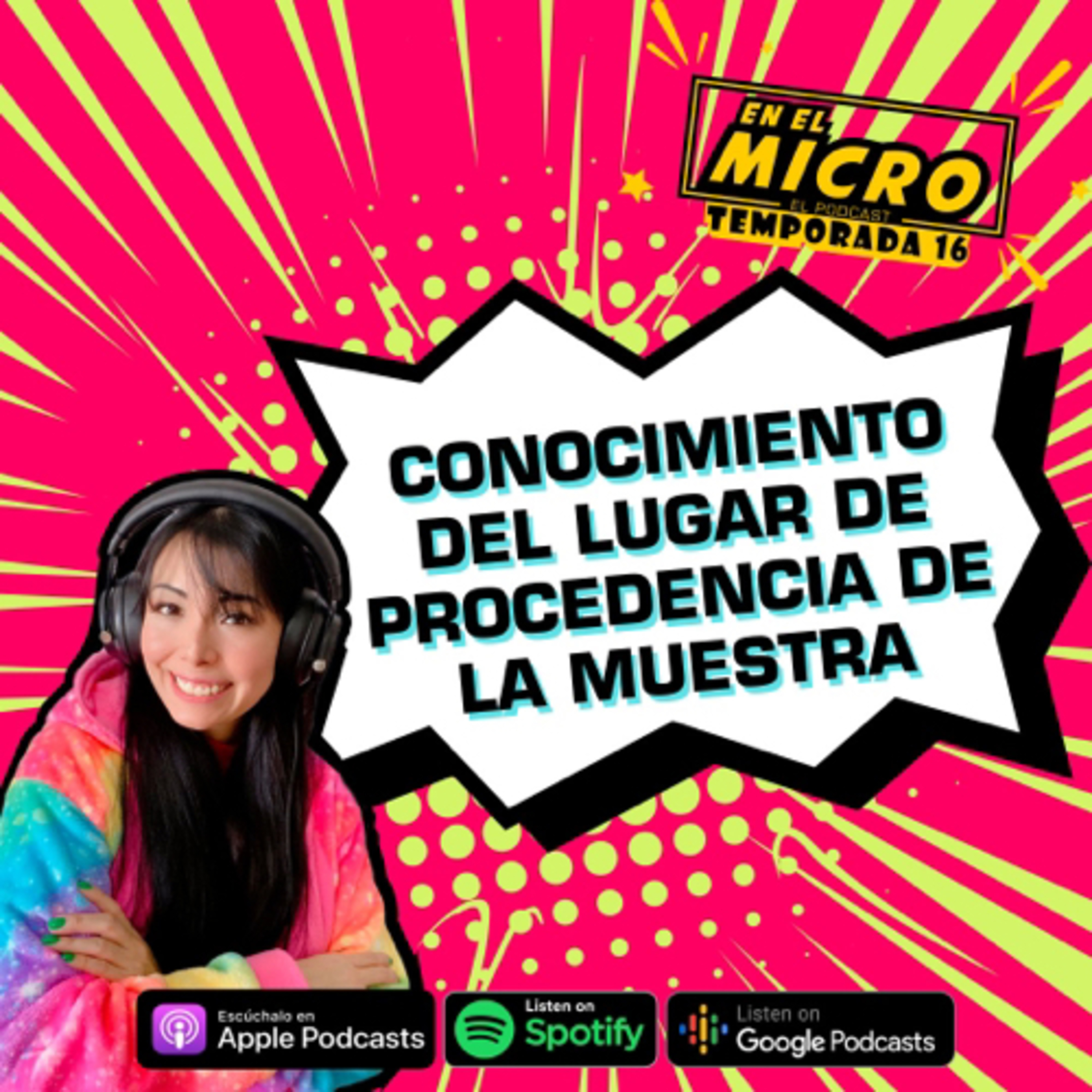 Conocimiento del lugar de procedencia de la muestra  episode artwork