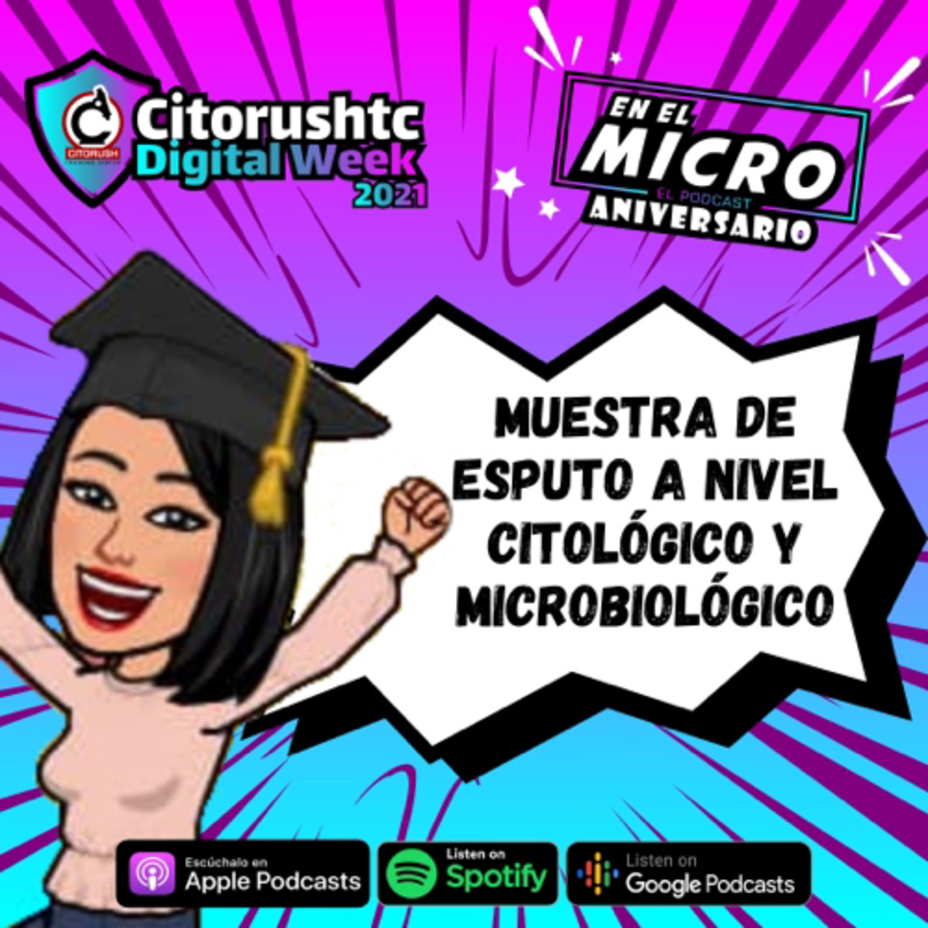 Muestra de esputo a nivel citológico y microbiológico episode artwork