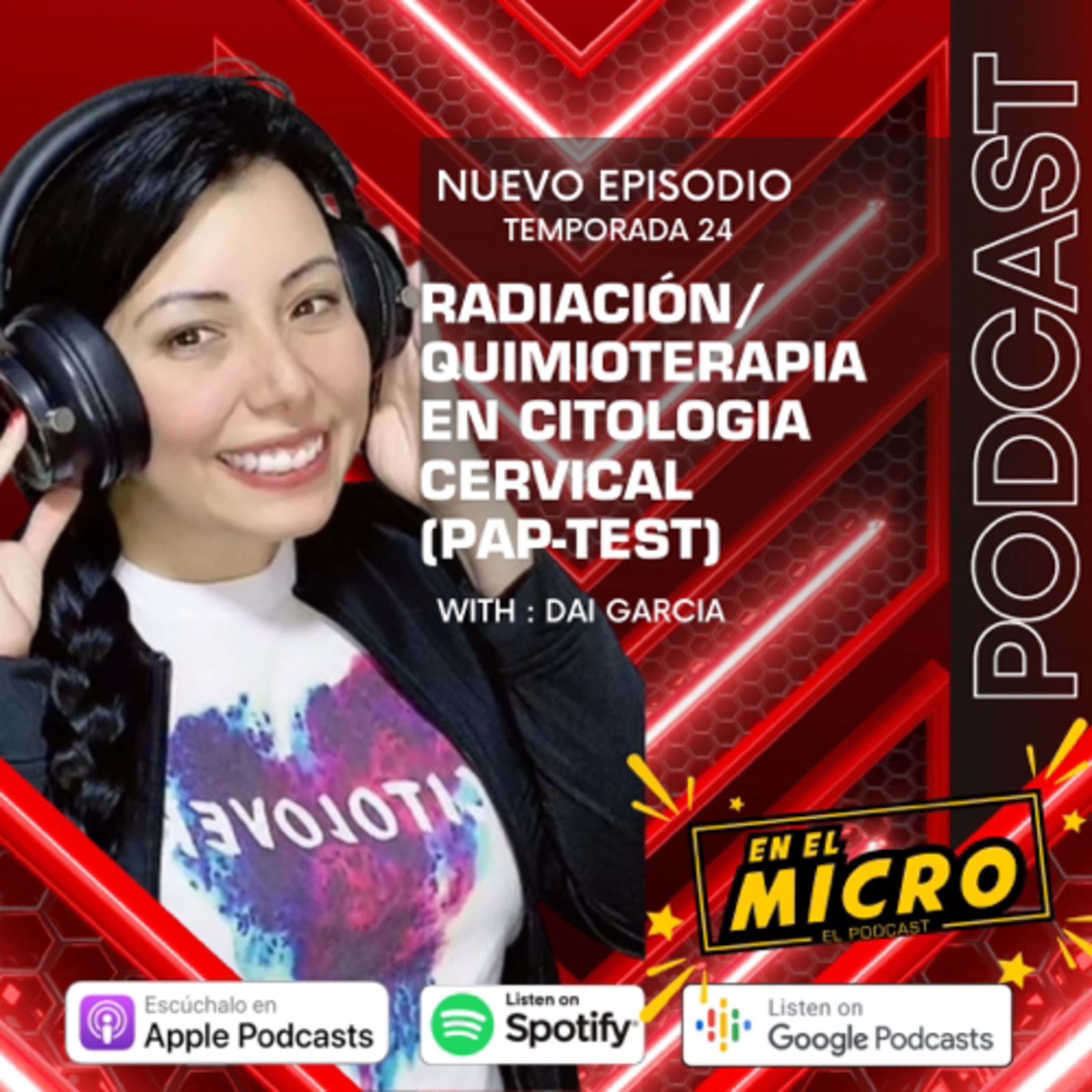 Radiación/quimioterapia en Citologia cervical (Pap-Test)
