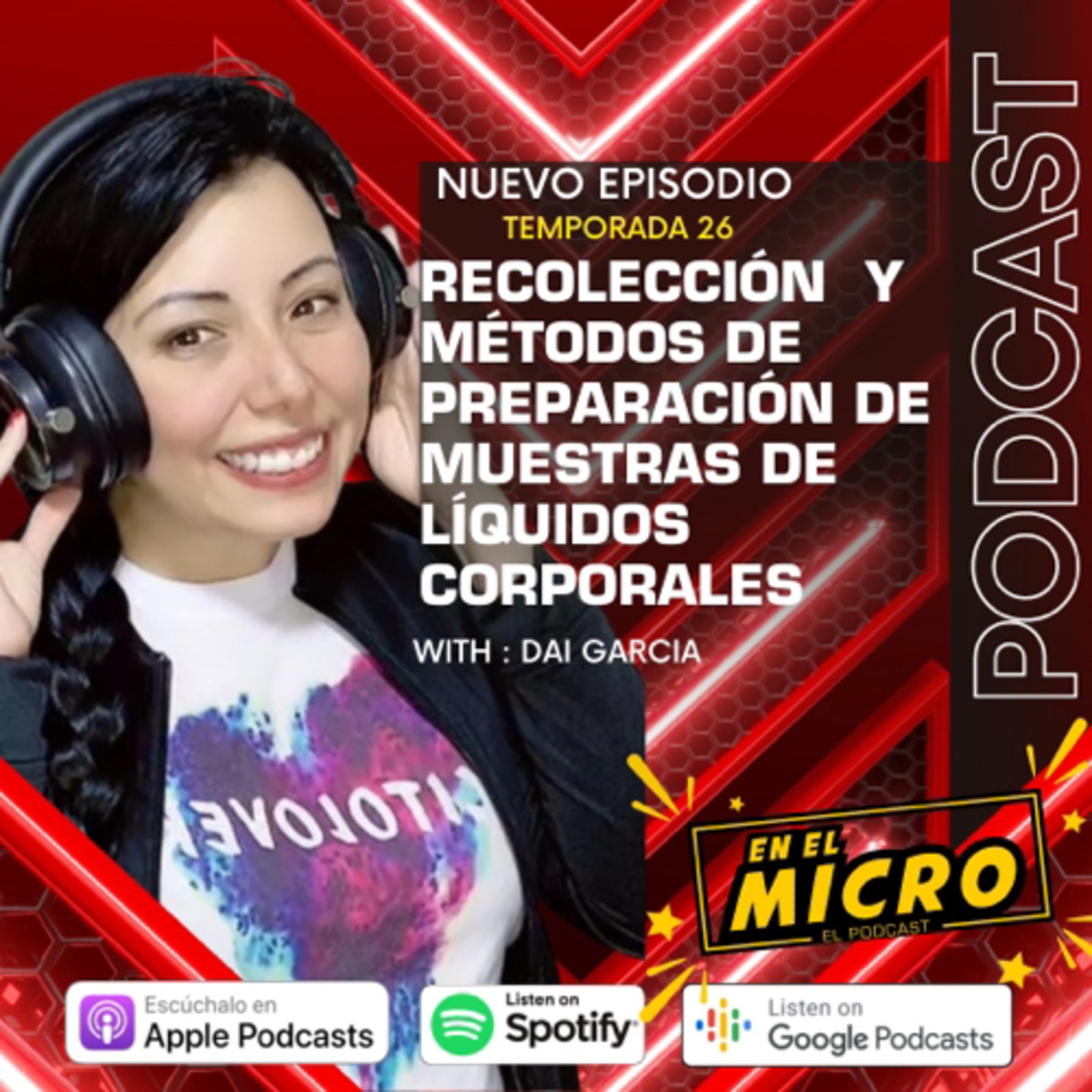 Recolección y métodos de preparación de muestras de líquido corporales