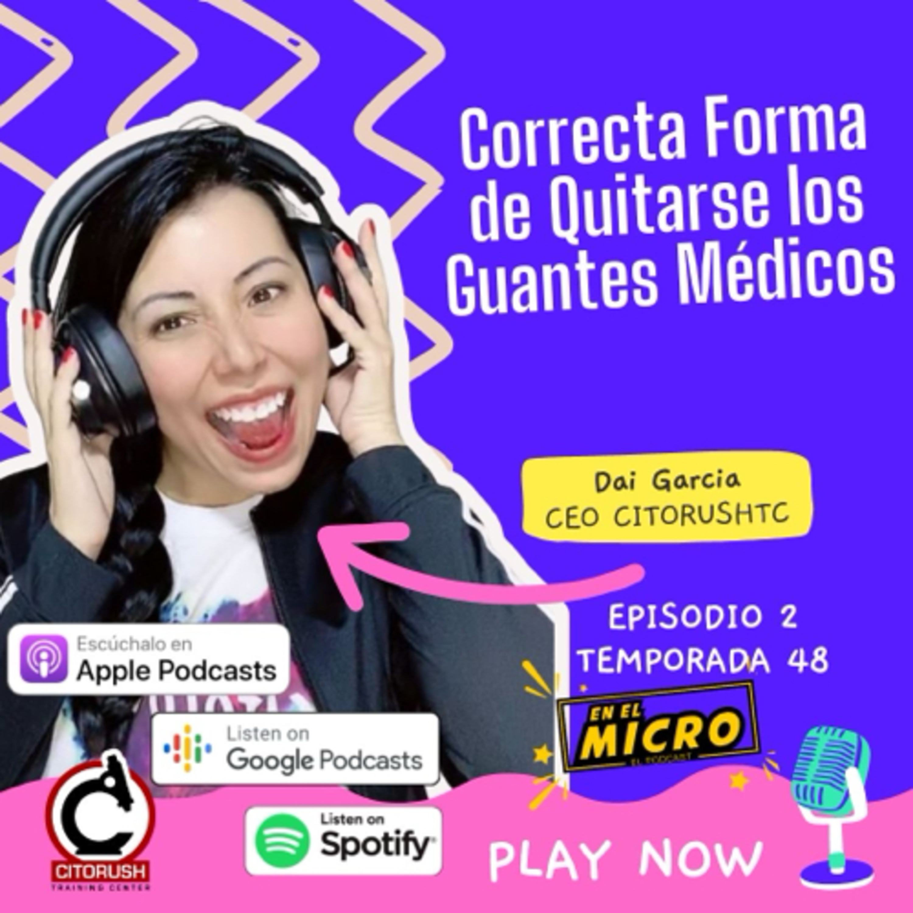 Forma correcta de quitarse los guantes medicos episode artwork