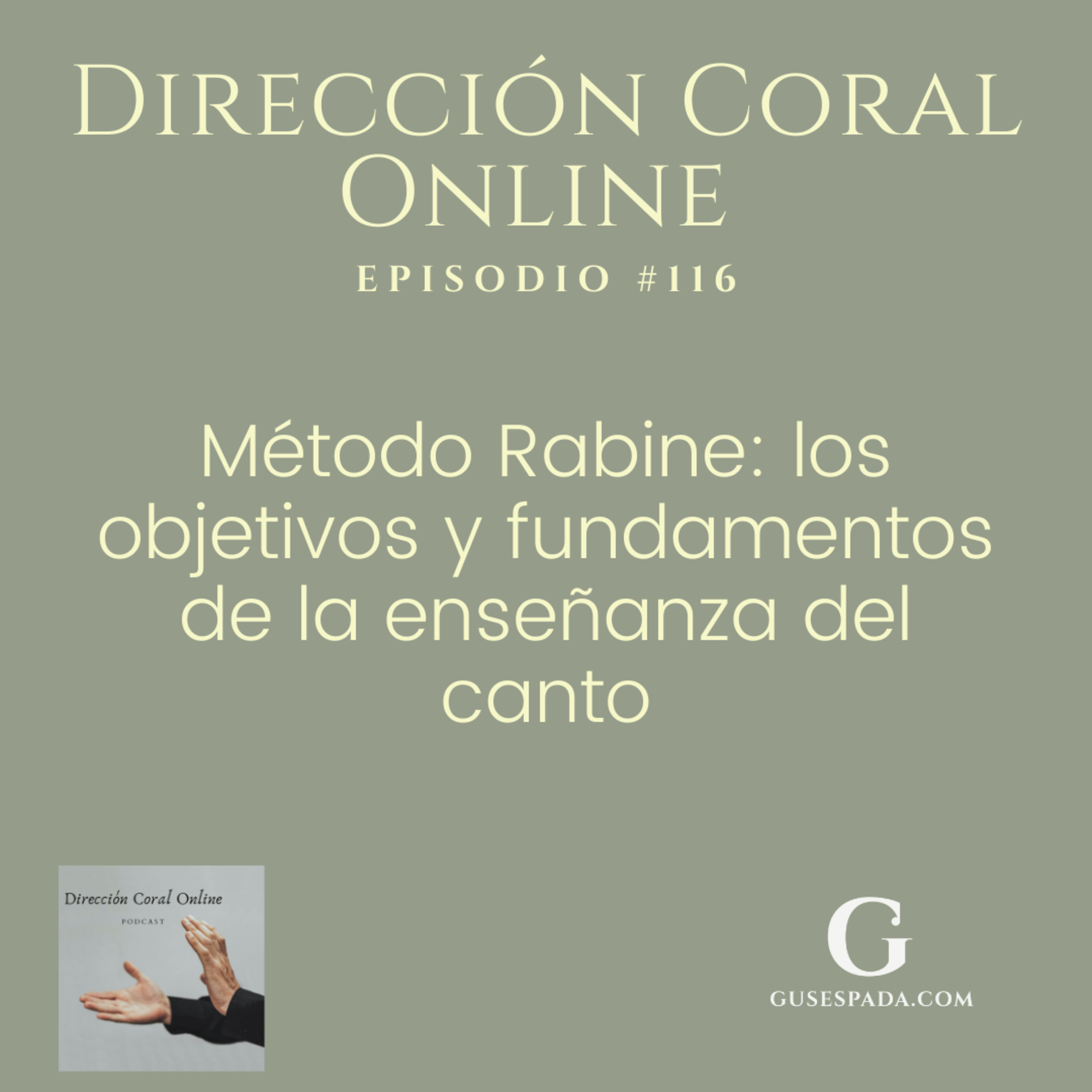 Método Rabine: los objetivos y fundamentos de la enseñanza del canto episode artwork