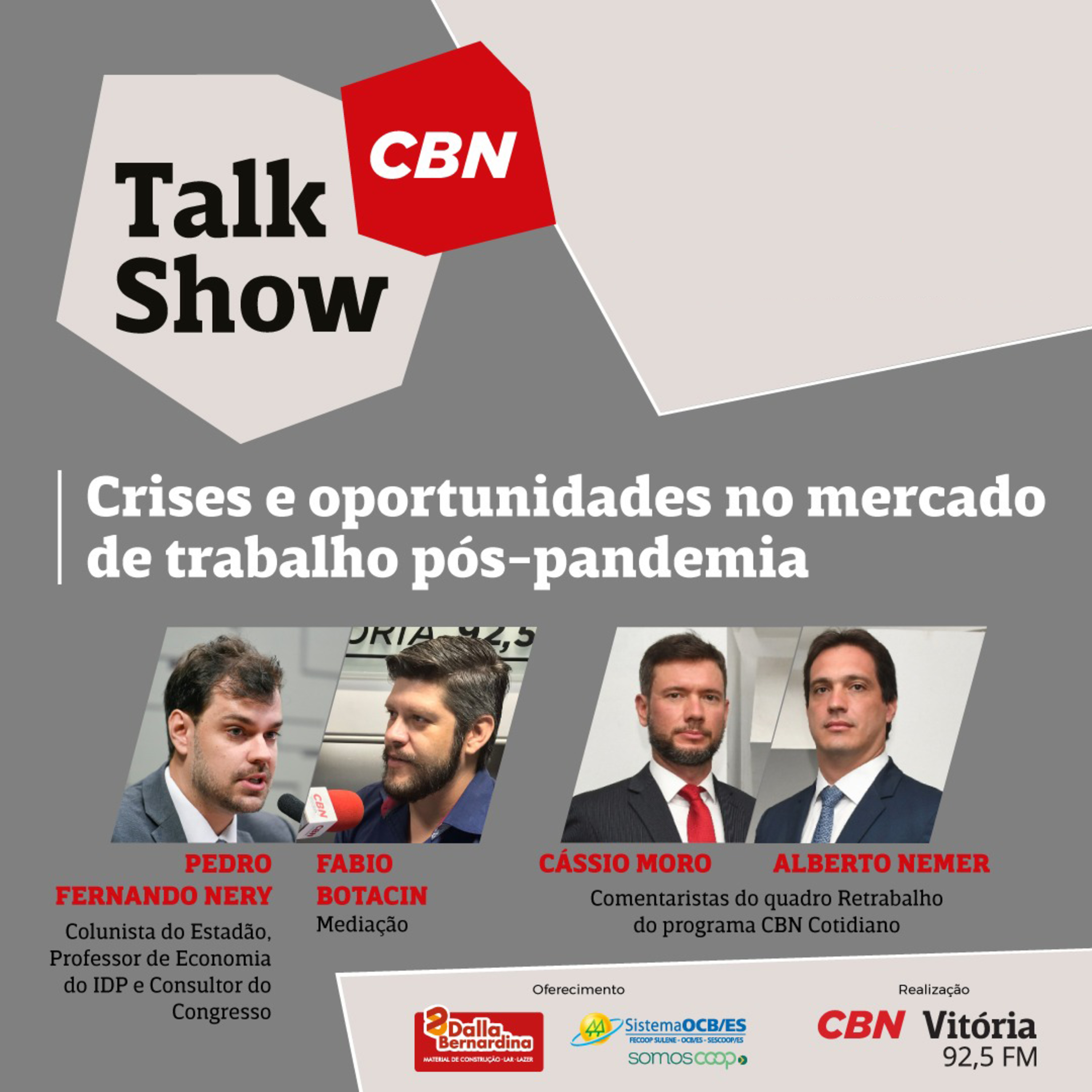 #TalkShowCBN: Crises e oportunidades no mercado de trabalho pós-pandemia episode artwork