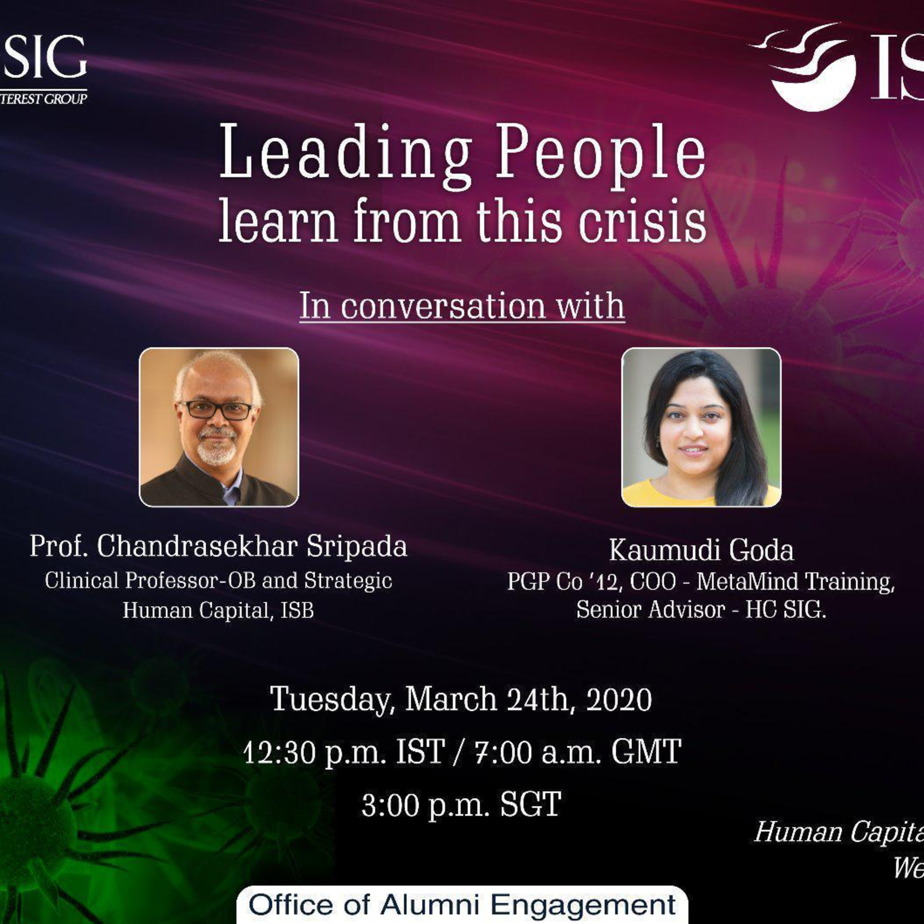 ISB SIG Webinar