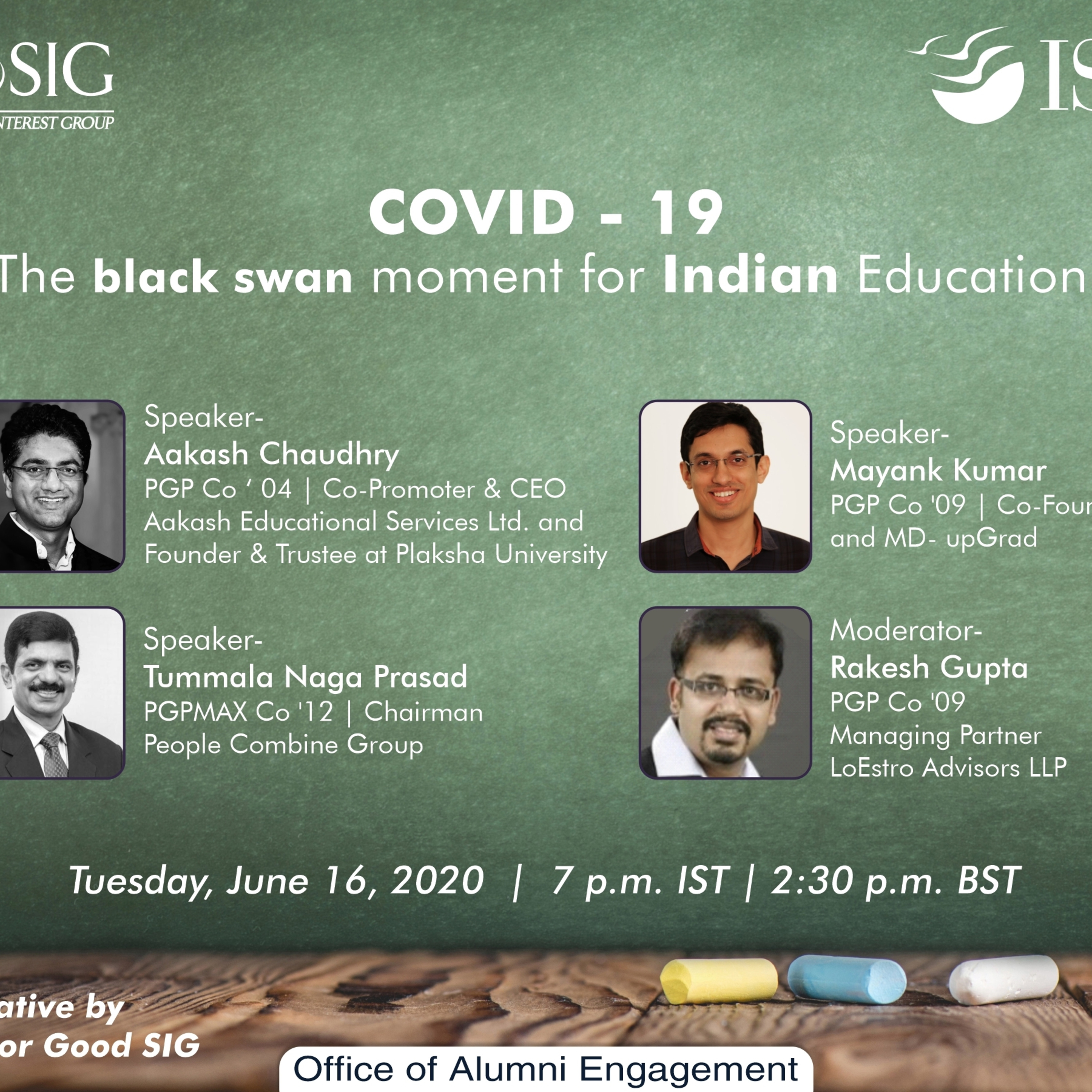 ISB SIG Webinar