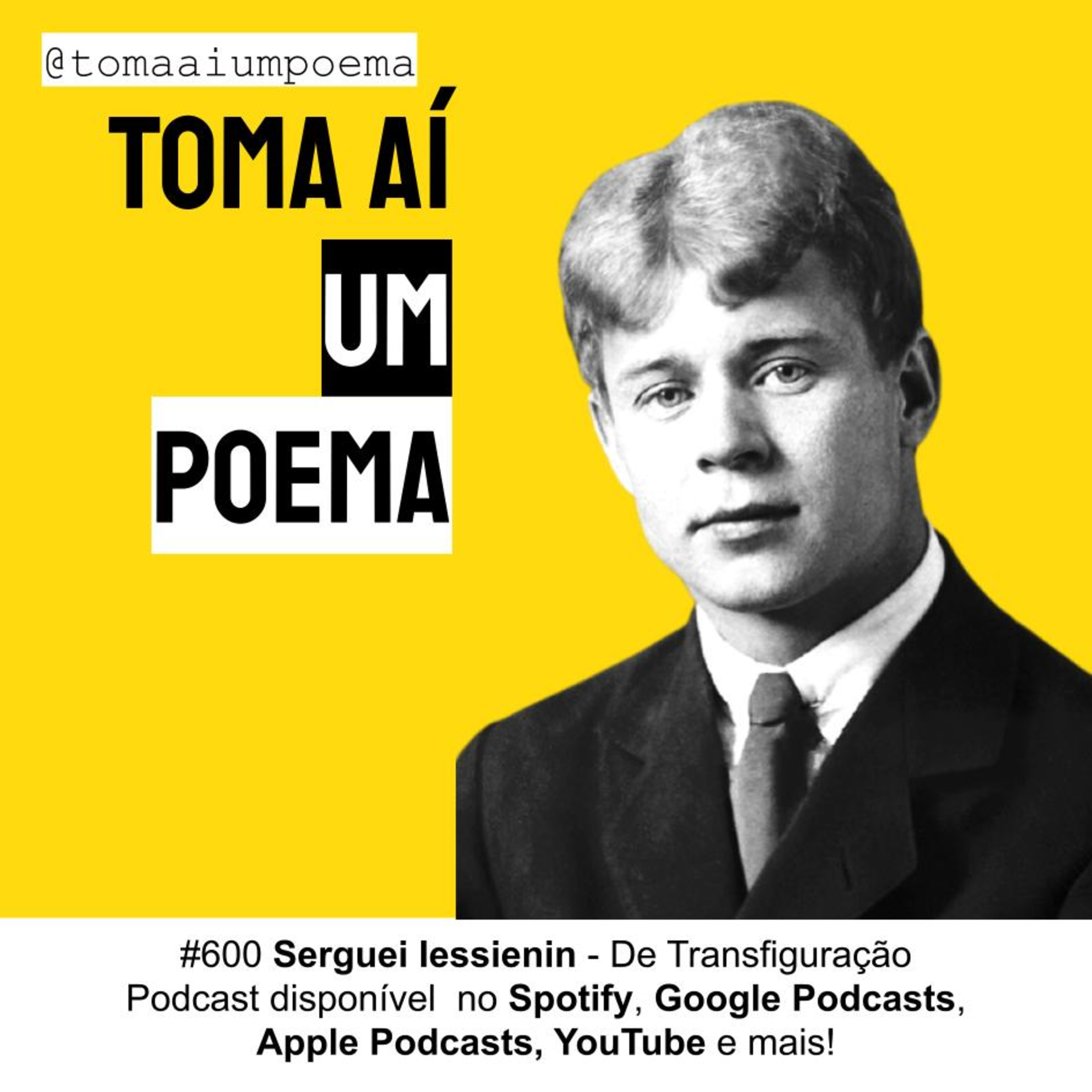 #600 Serguei Iessienin - De Transfiguração | Poesia Russa #SetembroAmarelo episode artwork