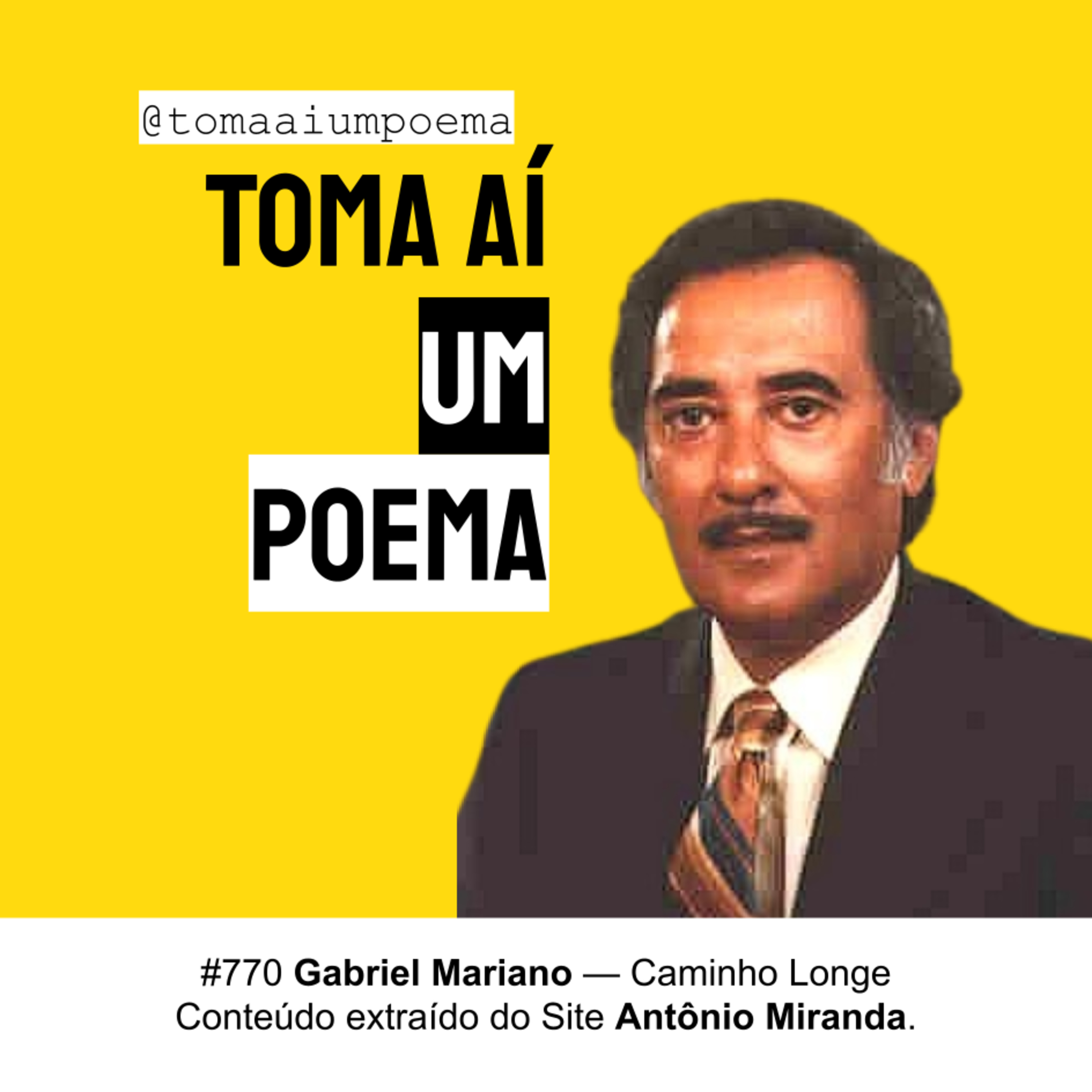770 | Gabriel Mariano — Caminho Longe | Poesia Cabo-Verde episode artwork