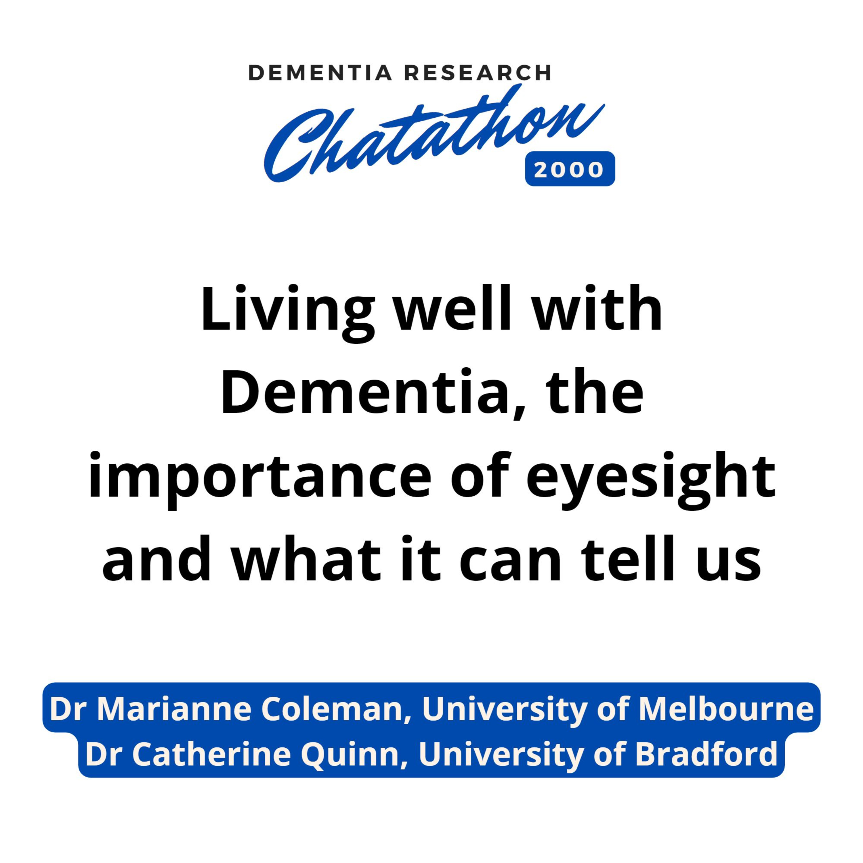 Dementia Research Charity Chatathon