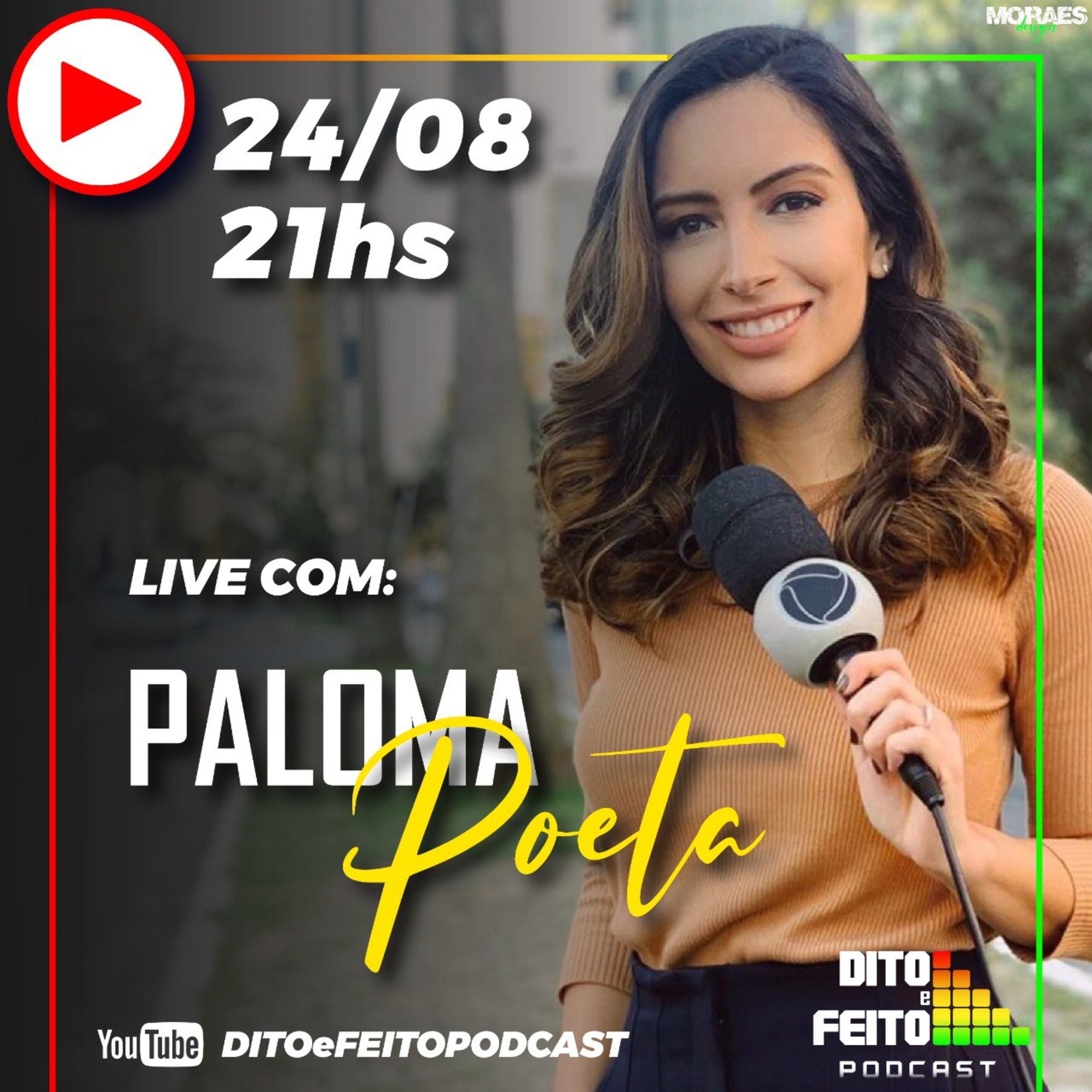 Entrevista com a jornalista Paloma Poeta da TV Record 