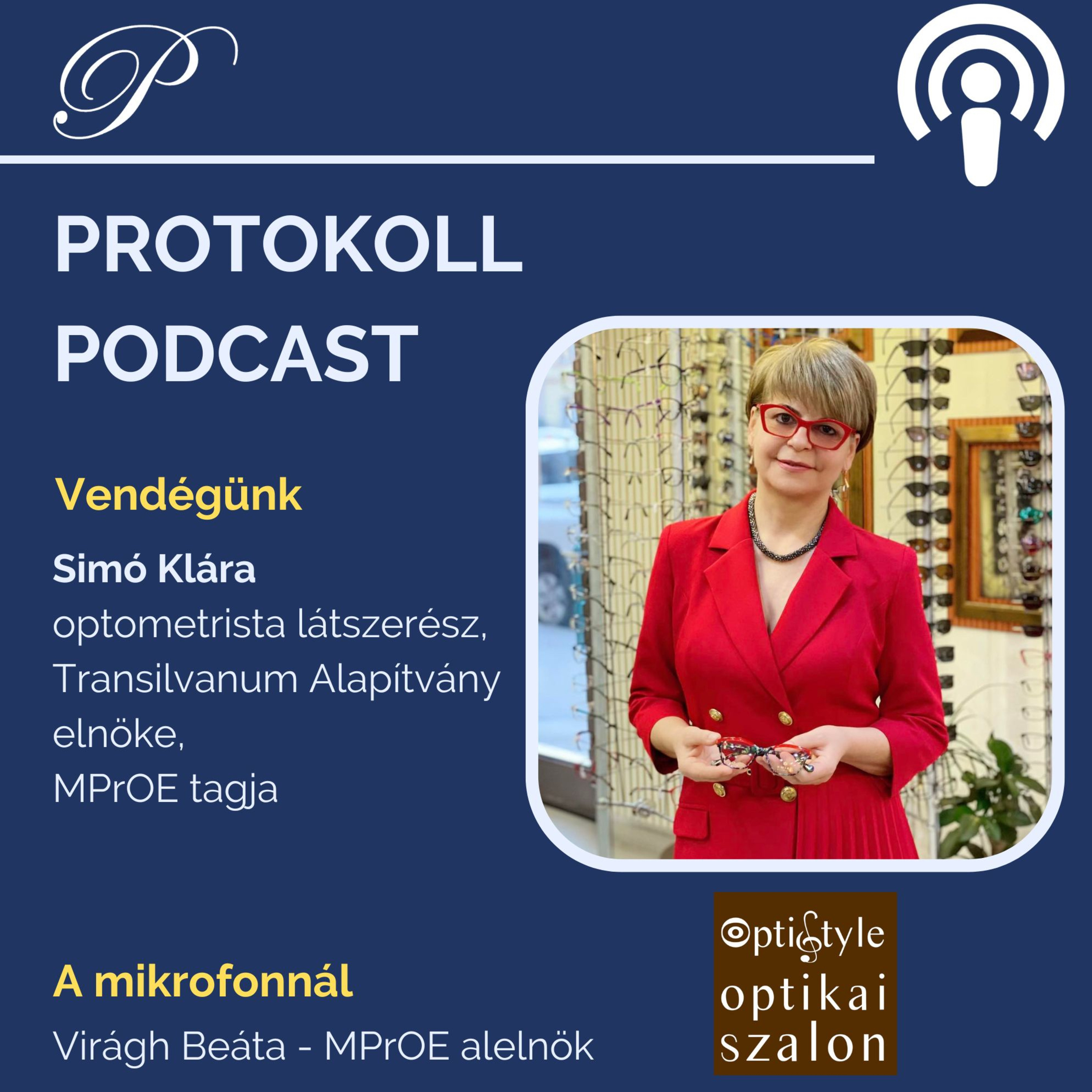 A szemüveg a protokollost is öltözteti! Simó Klára optometrista a vendégünk. episode artwork