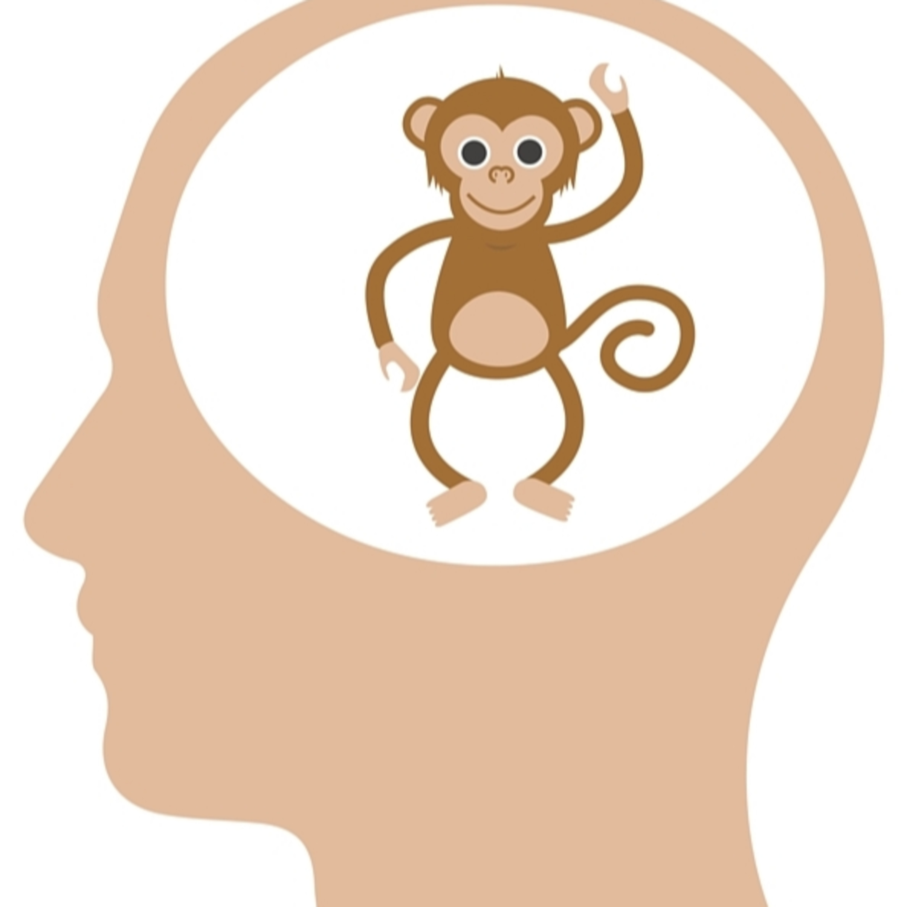 حلقة تفكير وضعية حركة القرد monkey minds episode artwork