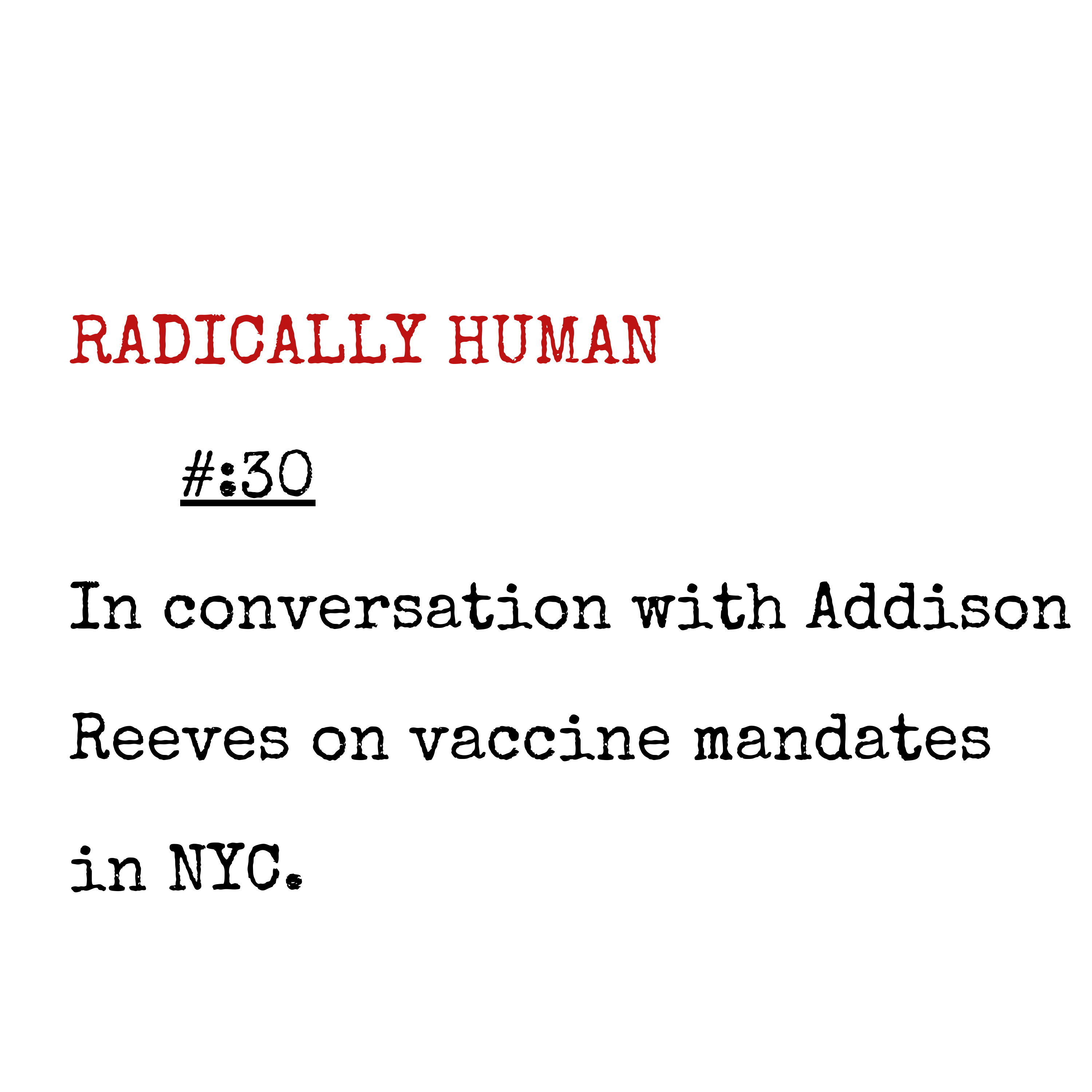 Radically Human