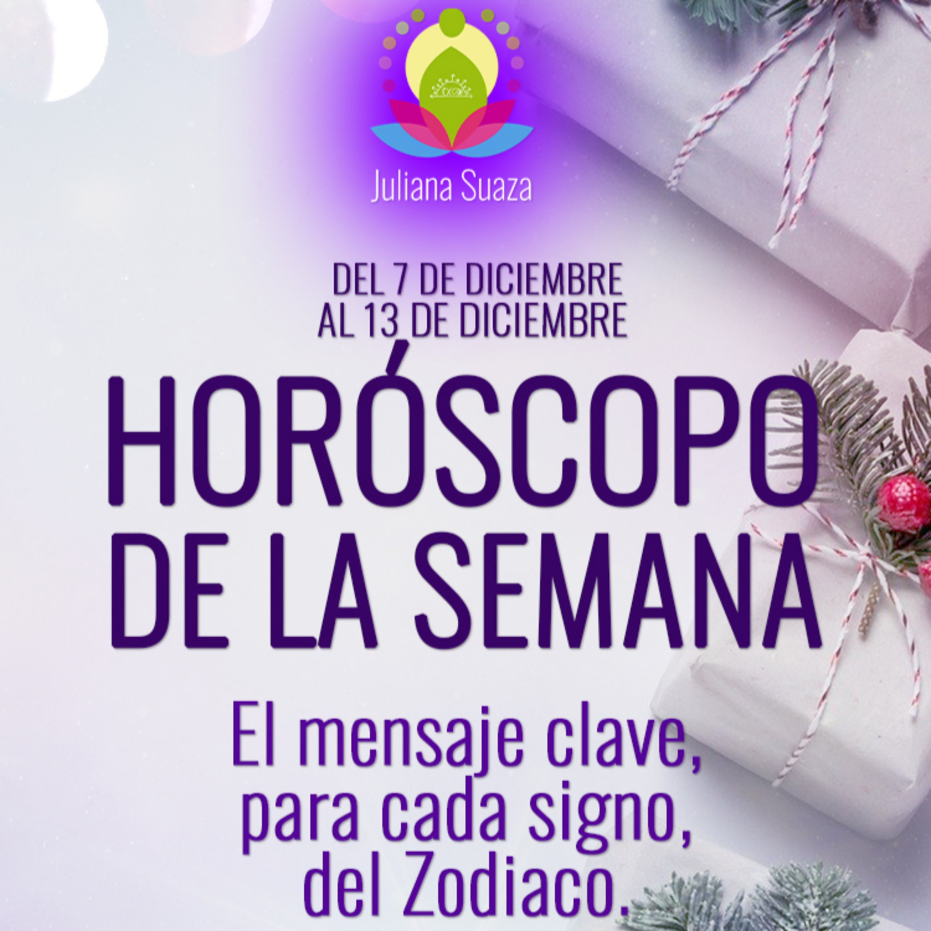 HORÓSCOPO ✨ El mensaje clave, para cada signo, del Zodiaco 🤎🕯️ Juliana Suaza