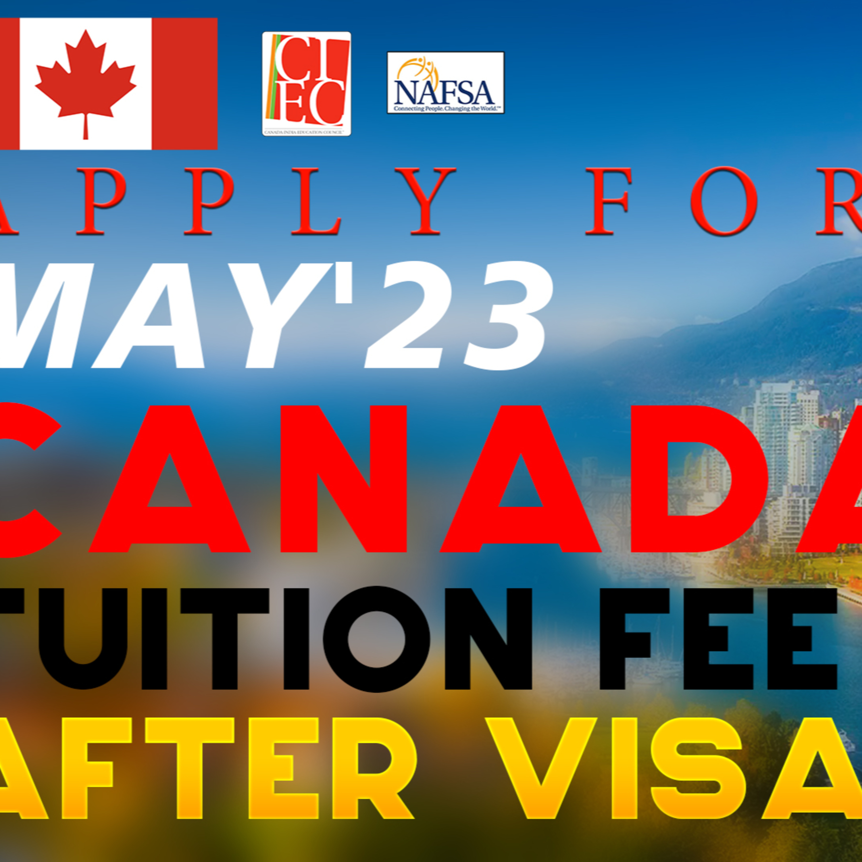 Apply for May'23 Canada | Tuition Fee After Visa🍁