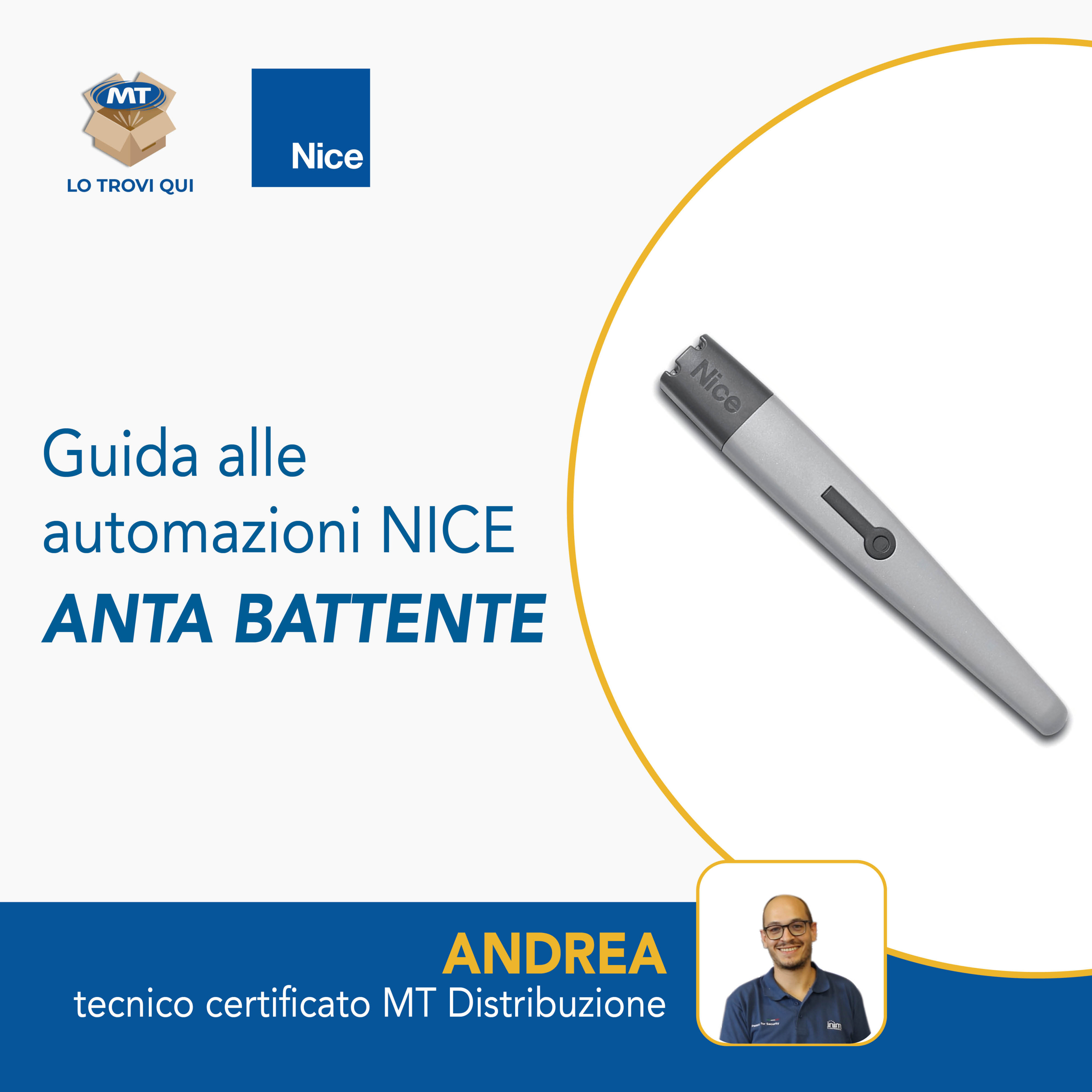 Guida alle automazioni Nice - ANTA BATTENTE episode artwork