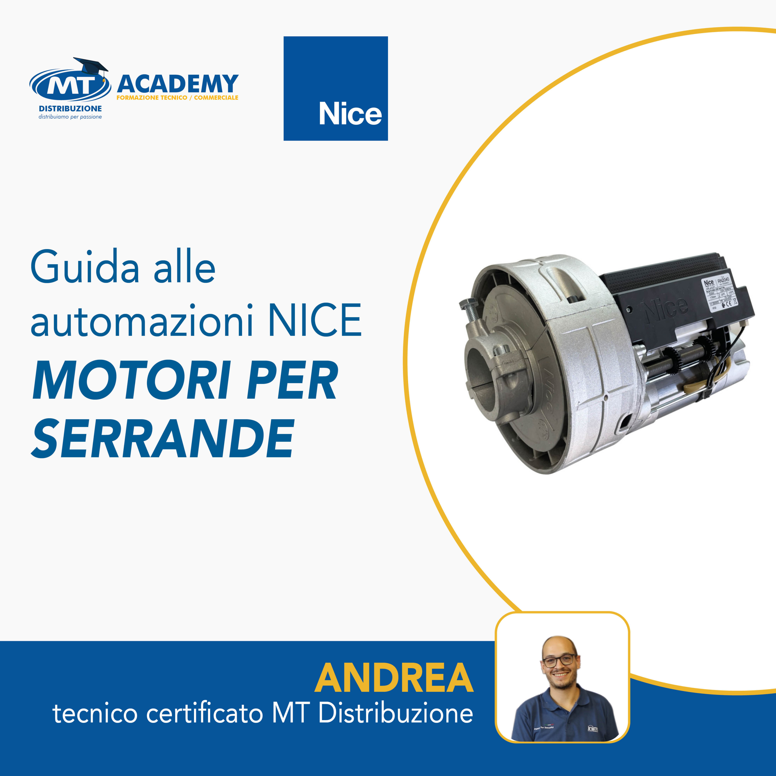 Guida alle automazioni Nice - Episodio 6: Motori per serrande episode artwork
