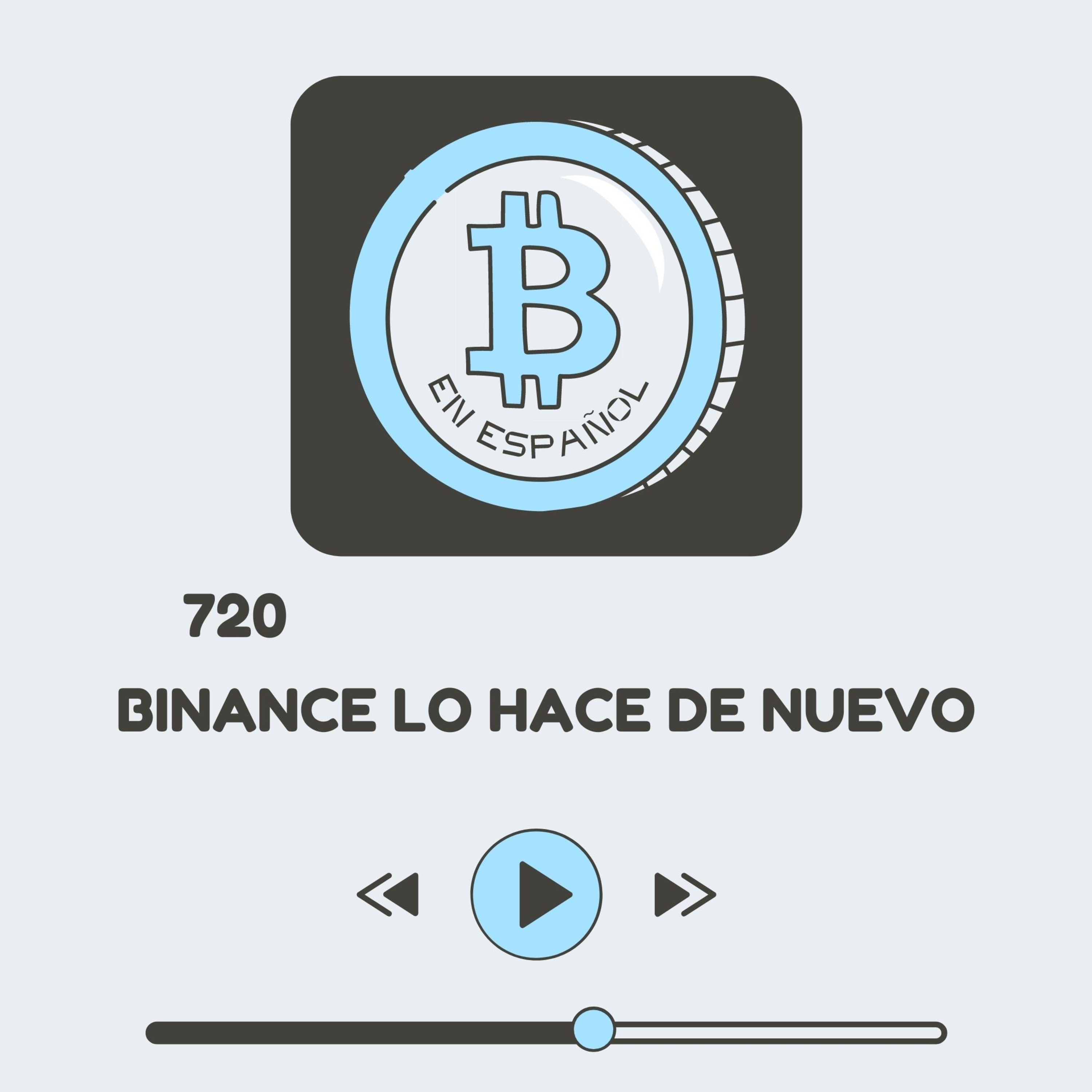 720 Binance lo hace de nuevo