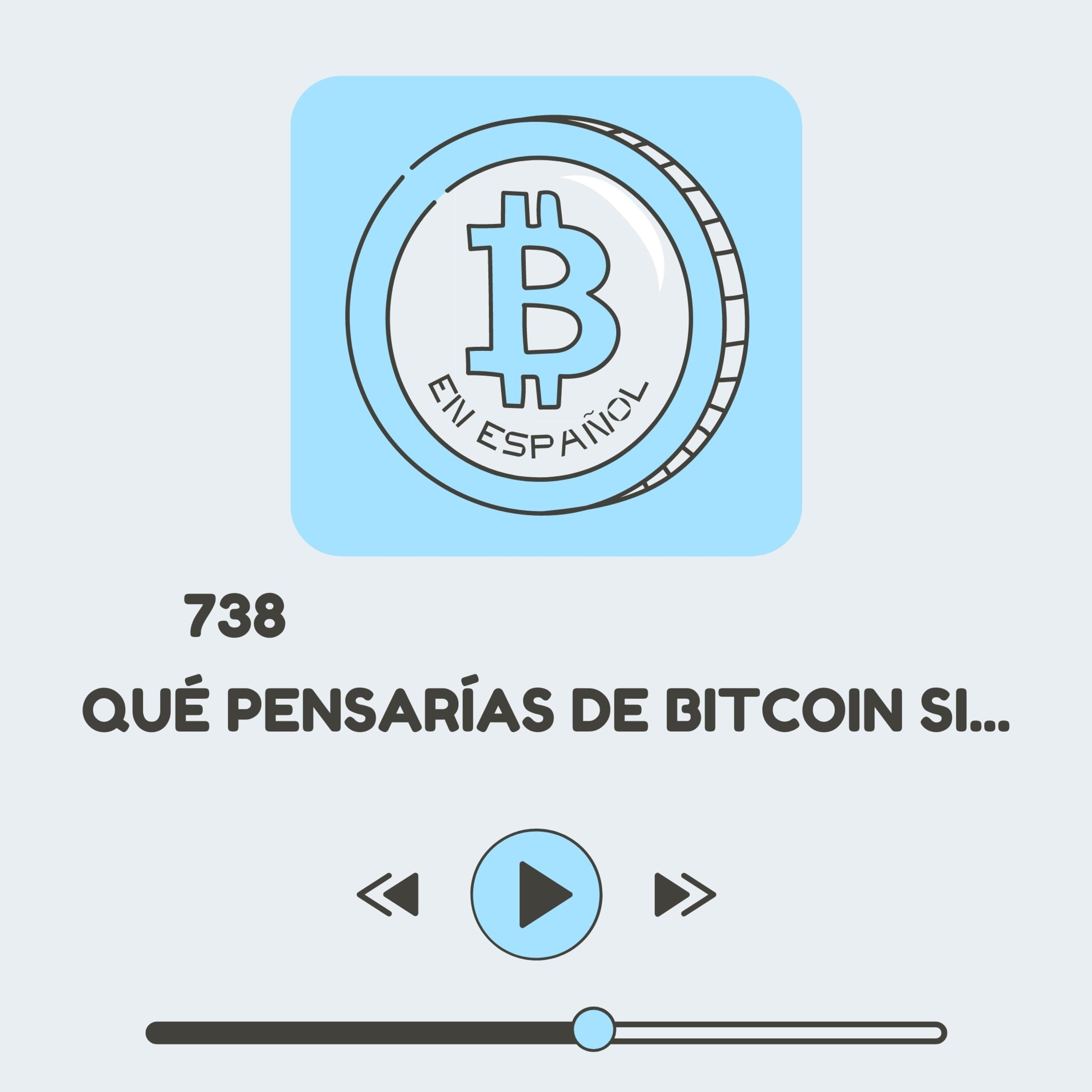 738 Qué pensarías de bitcoin si...