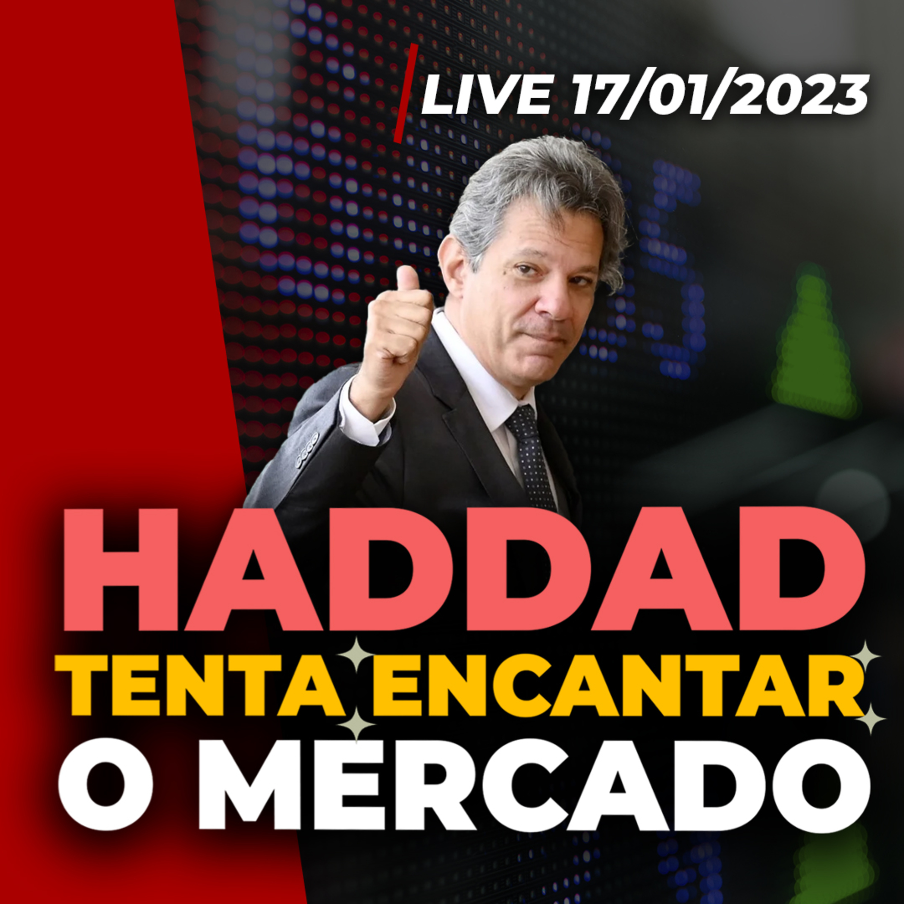 HADDAD ACENA AO MERCADO | Americanas (AMER3) anuncia nova CFO | China ajuda e Ibovespa sobe 2% episode artwork