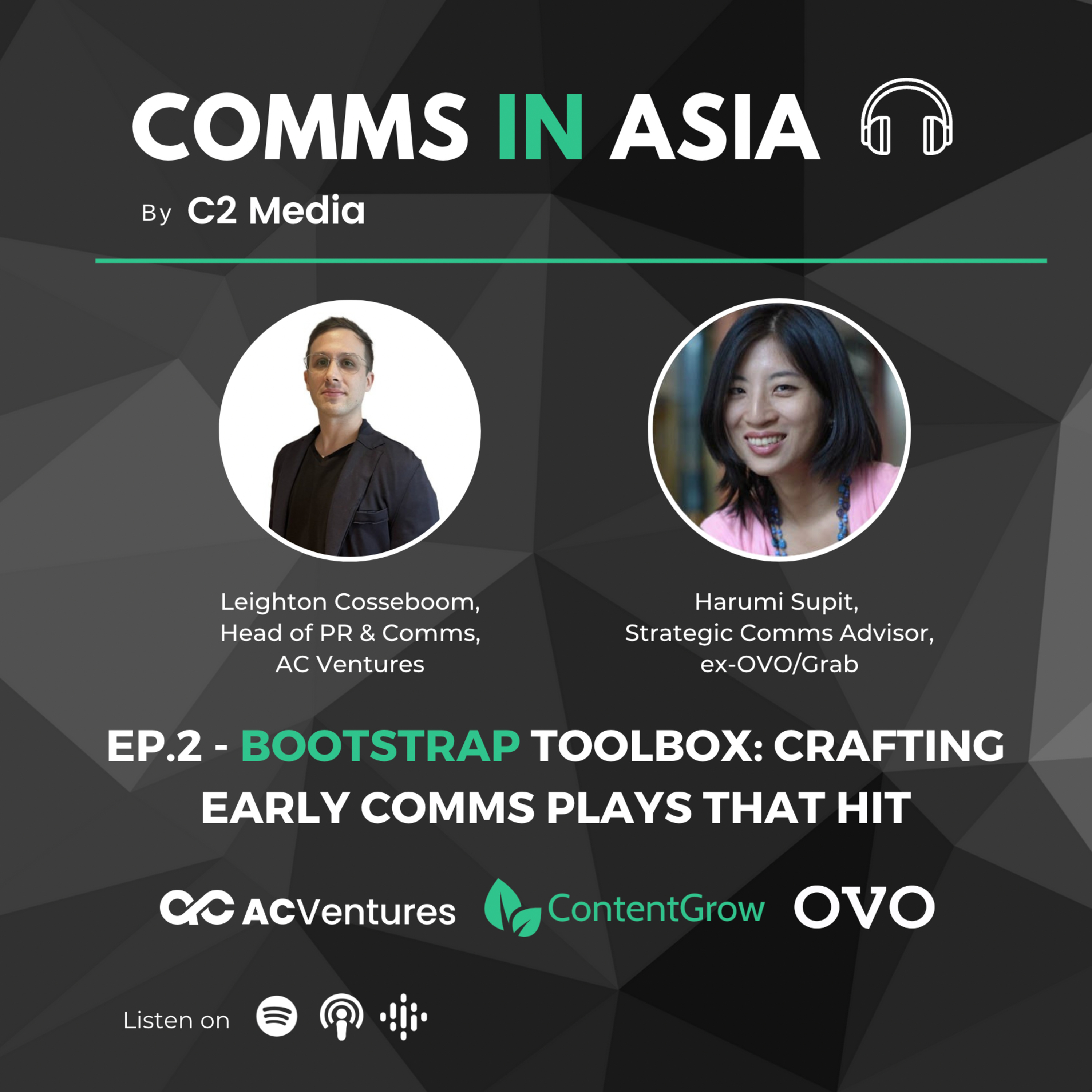Ep.2 - Bootstrap toolbox: crafting early comms plays that hit