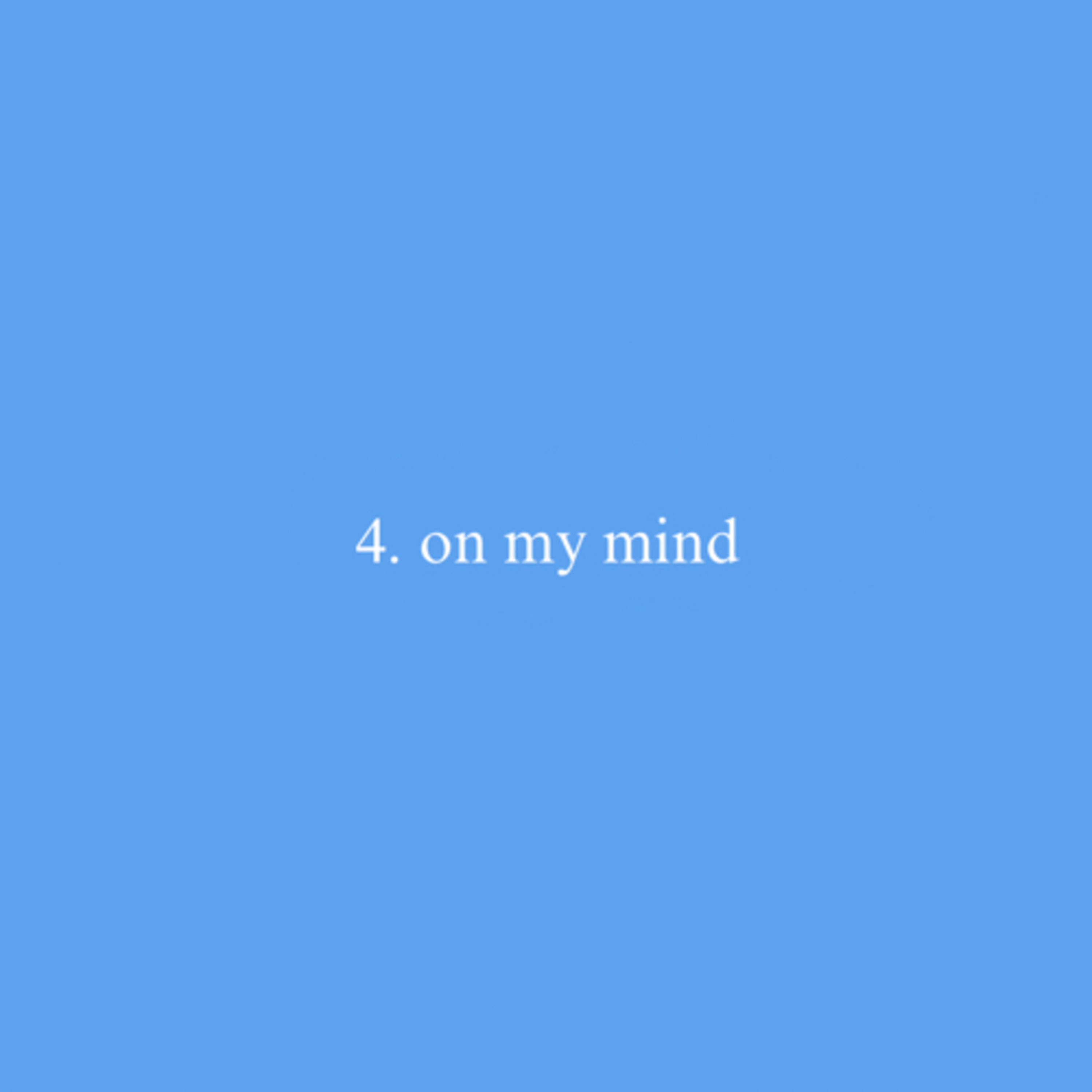 4. on my mind episode artwork