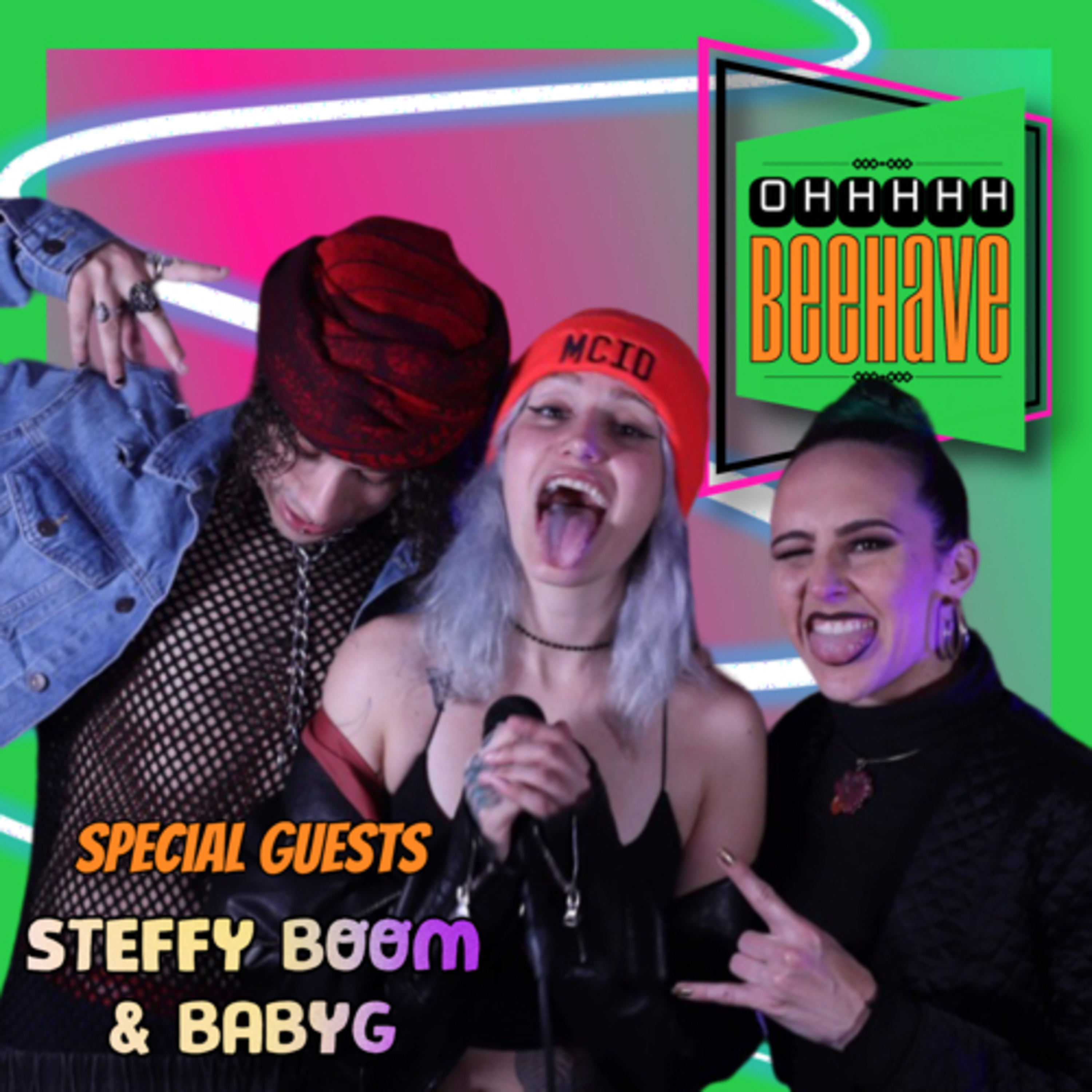 Steffy Boom & BabyG hangout and perform music on Ohhhhh Beehave, South Florida's best talk show episode artwork