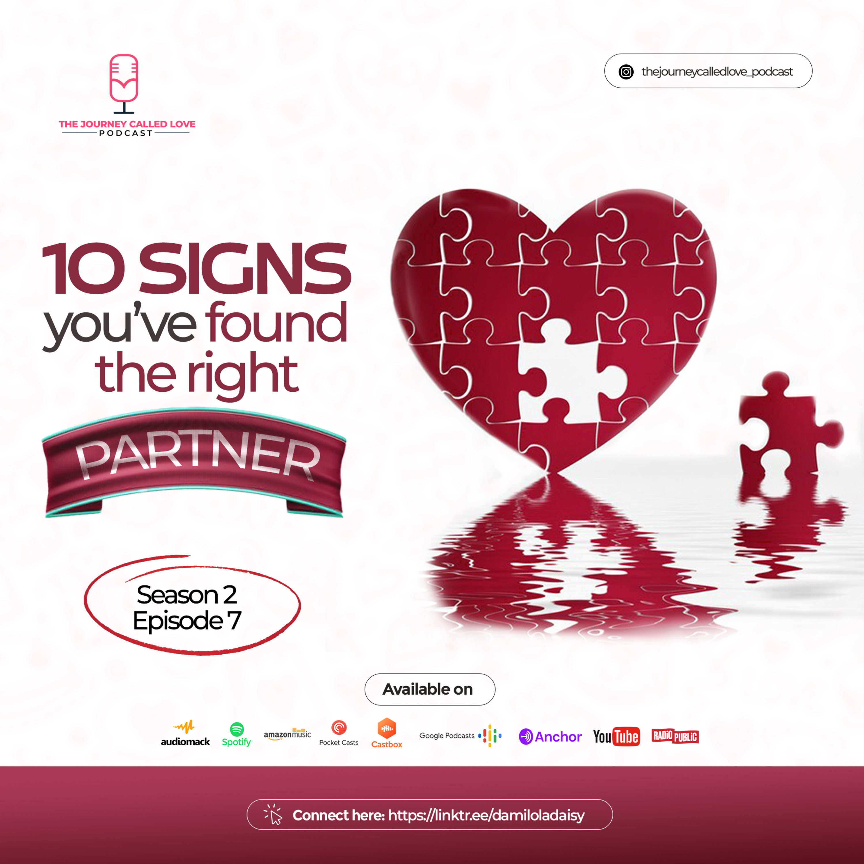 10 SIGNS YOU'VE FOUND THE RIGHT PARTNER: DON'T SAY YES IF... episode artwork