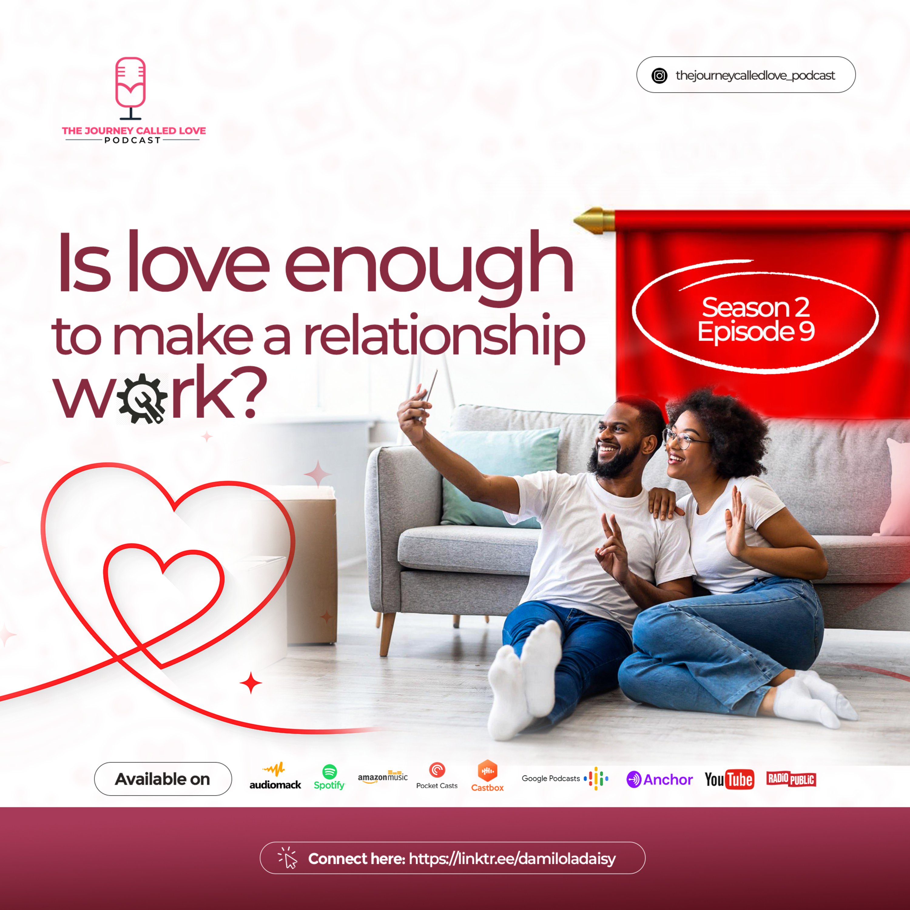 IS LOVE ENOUGH TO MAKE A RELATIONSHIP WORK? episode artwork