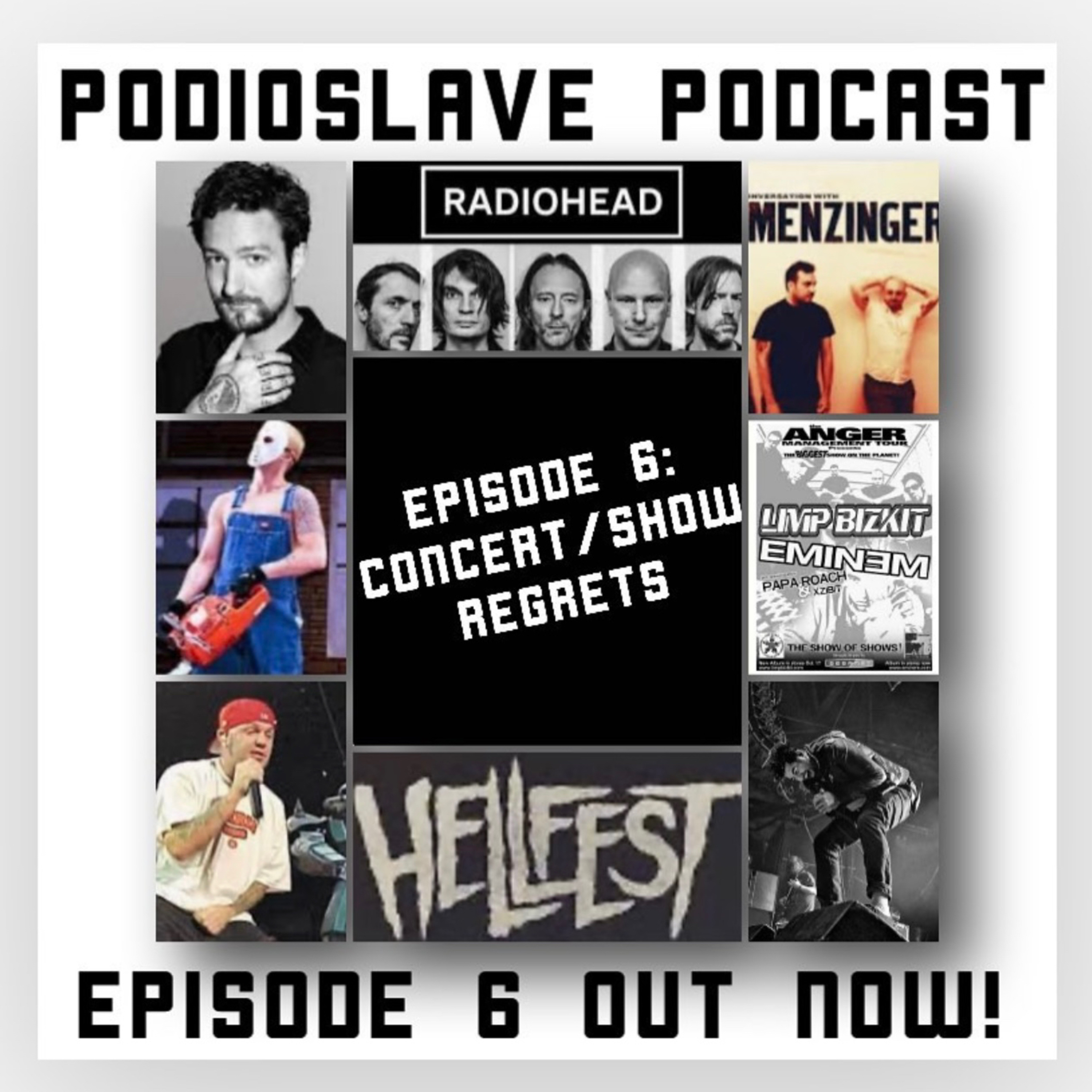Episode 6: Concert/show regrets segment, music round table, and a Ticketmaster follow-up episode artwork