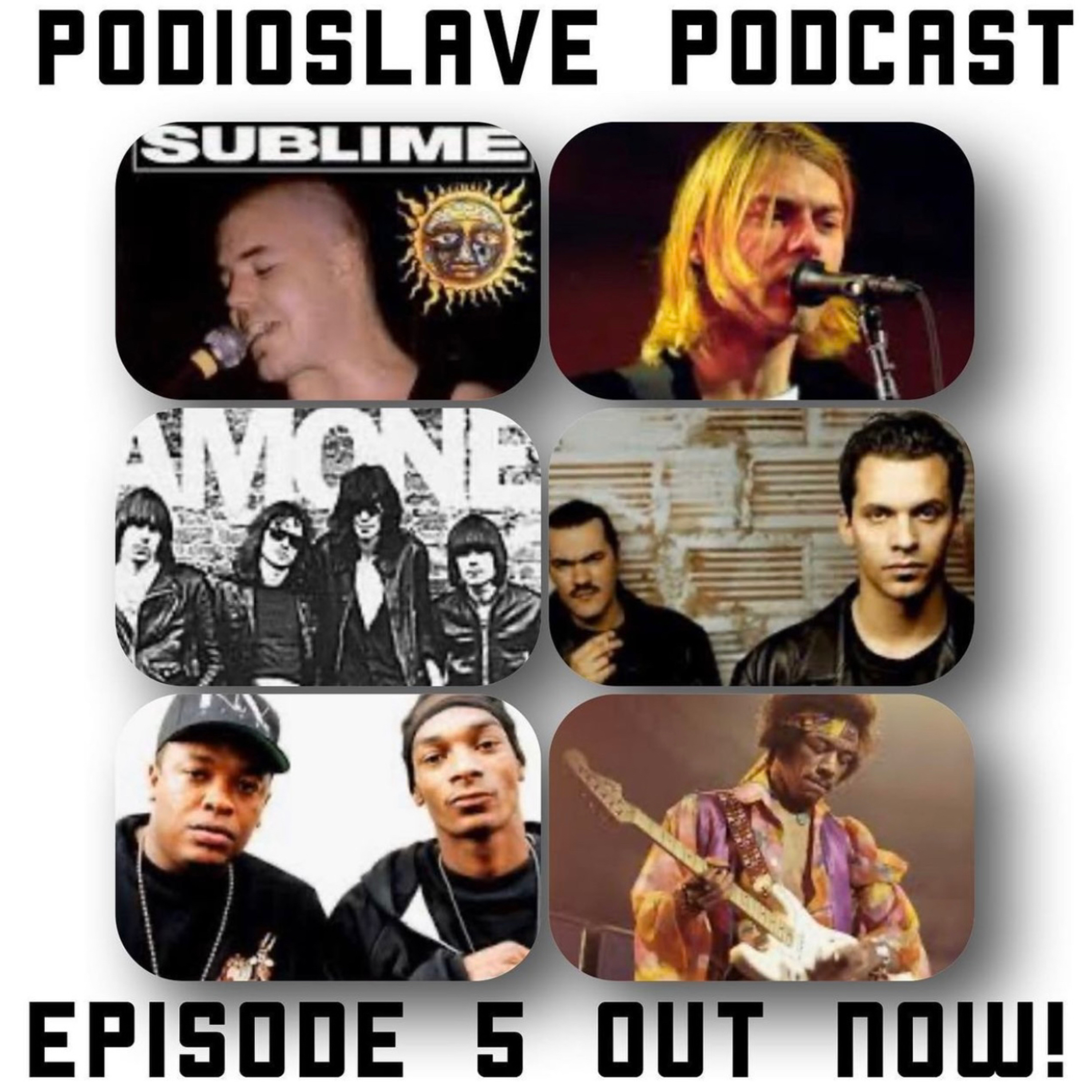 Episode 5: Weekly music re-cap and a segment on music 'what ifs' (Sublime, Ramones, Dr Dre, and more) episode artwork