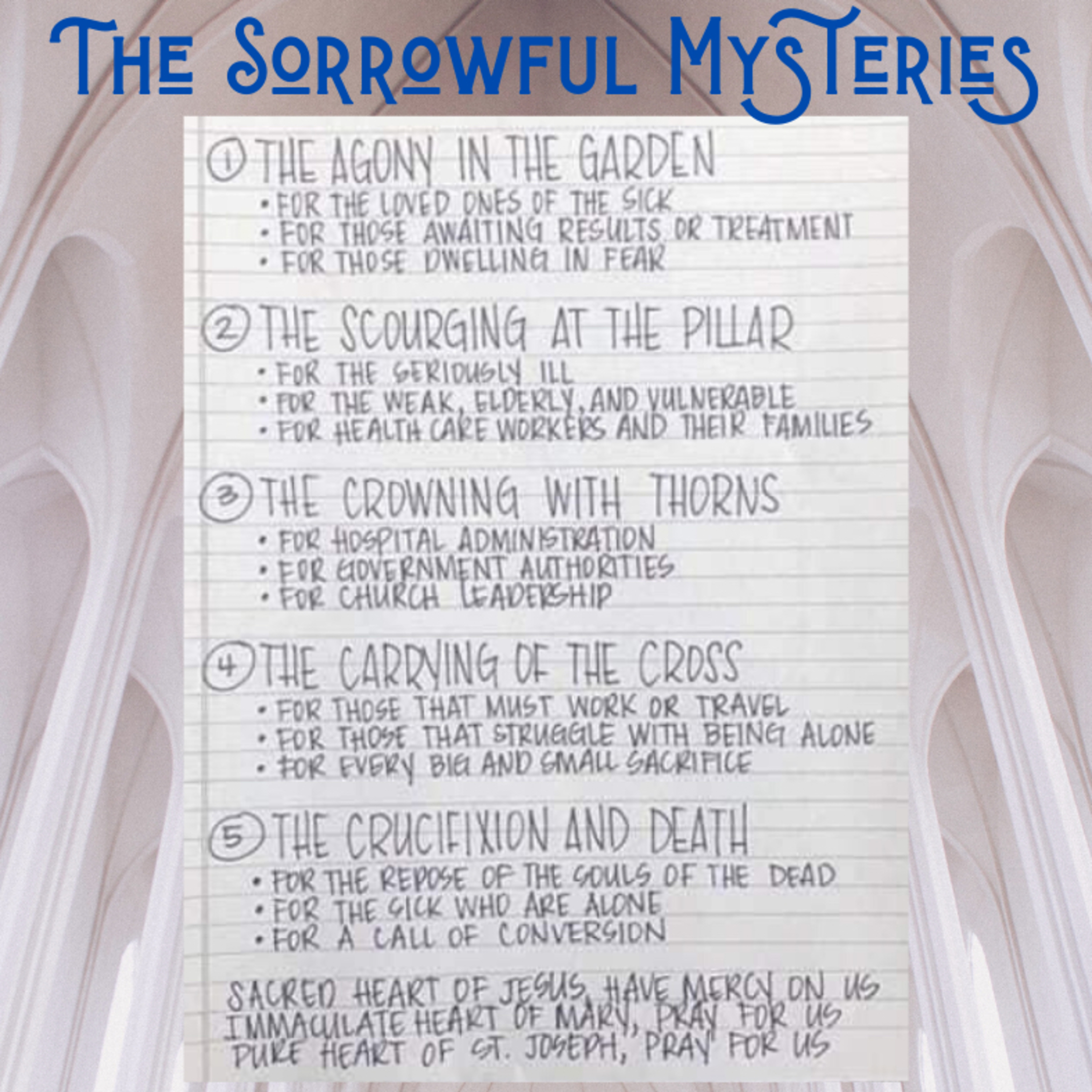 The Sorrowful Mysteries of the Rosary  episode artwork