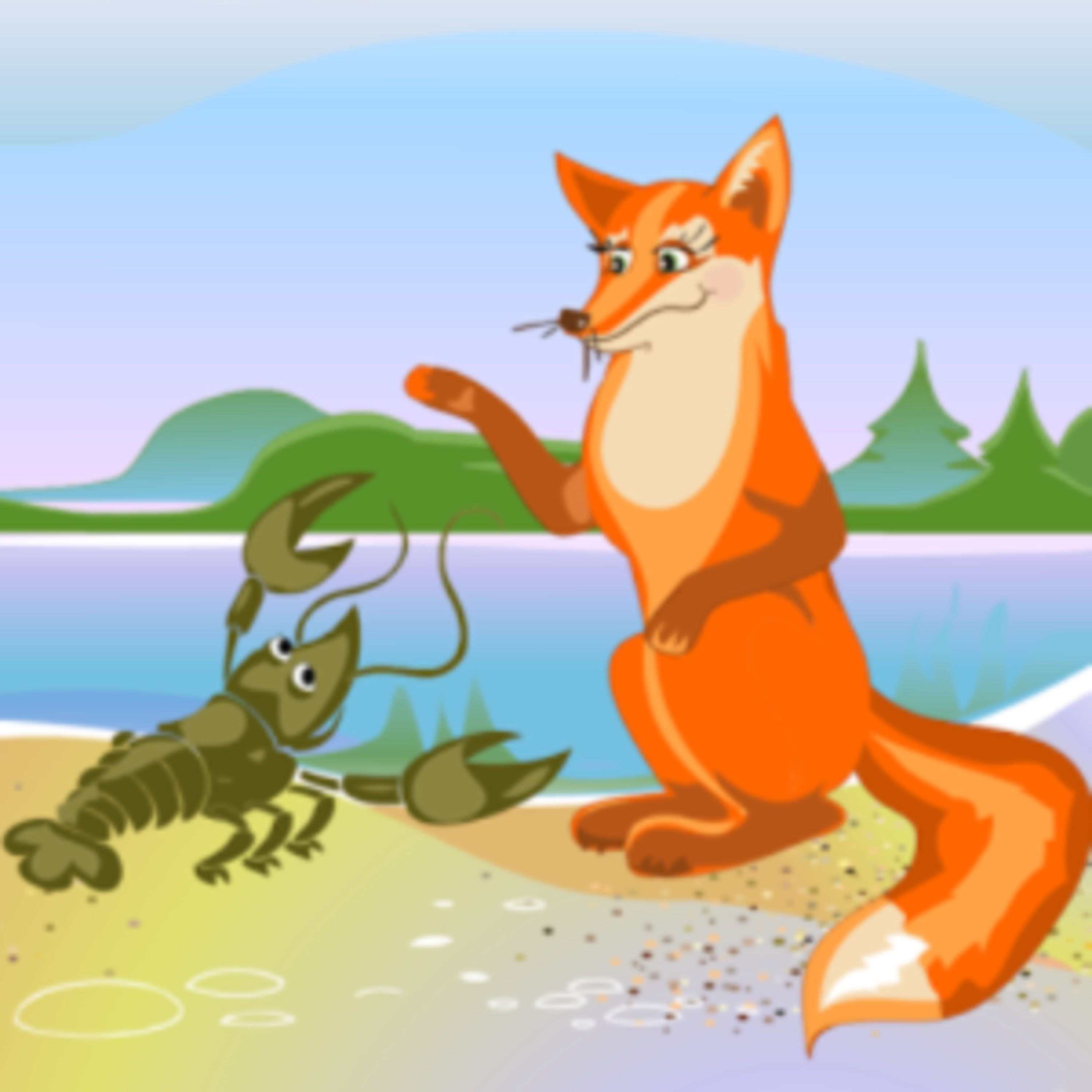 💙💛АУДІОКАЗКА УКРАЇНСЬКОЮ: Лисиця та рак🦊🦀 episode artwork