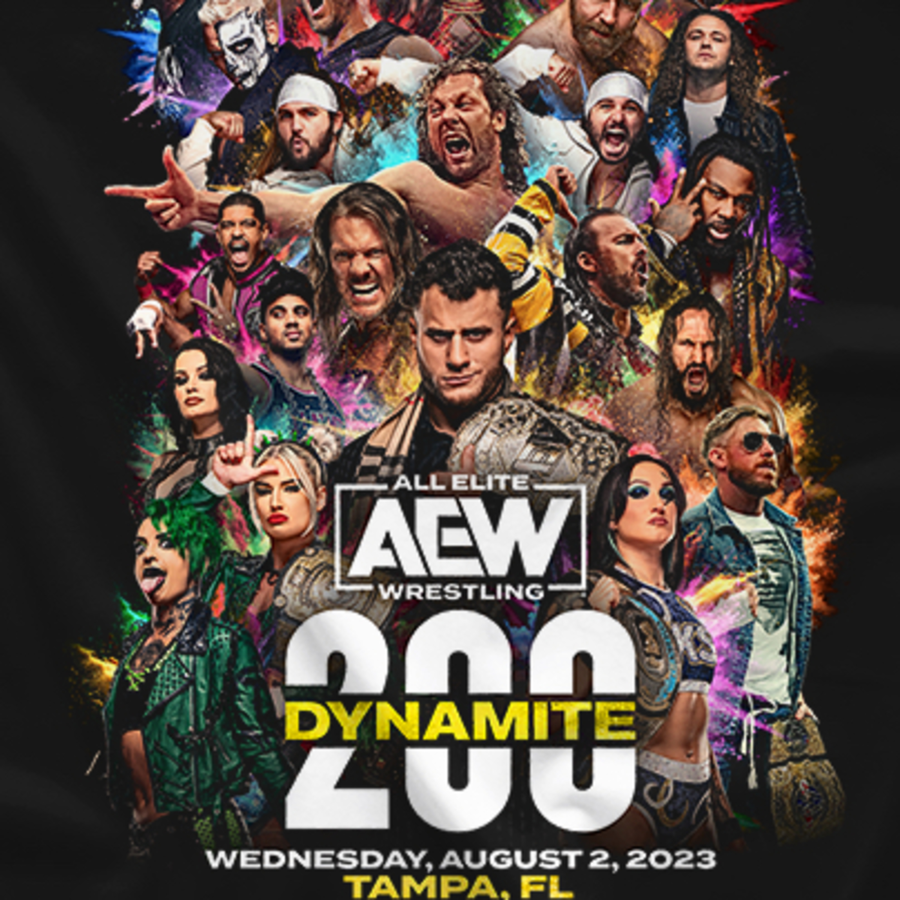 "AEW Dynamite Episode 200 Recap & Review Show" 8-4-2023 Tampa, FL episode artwork