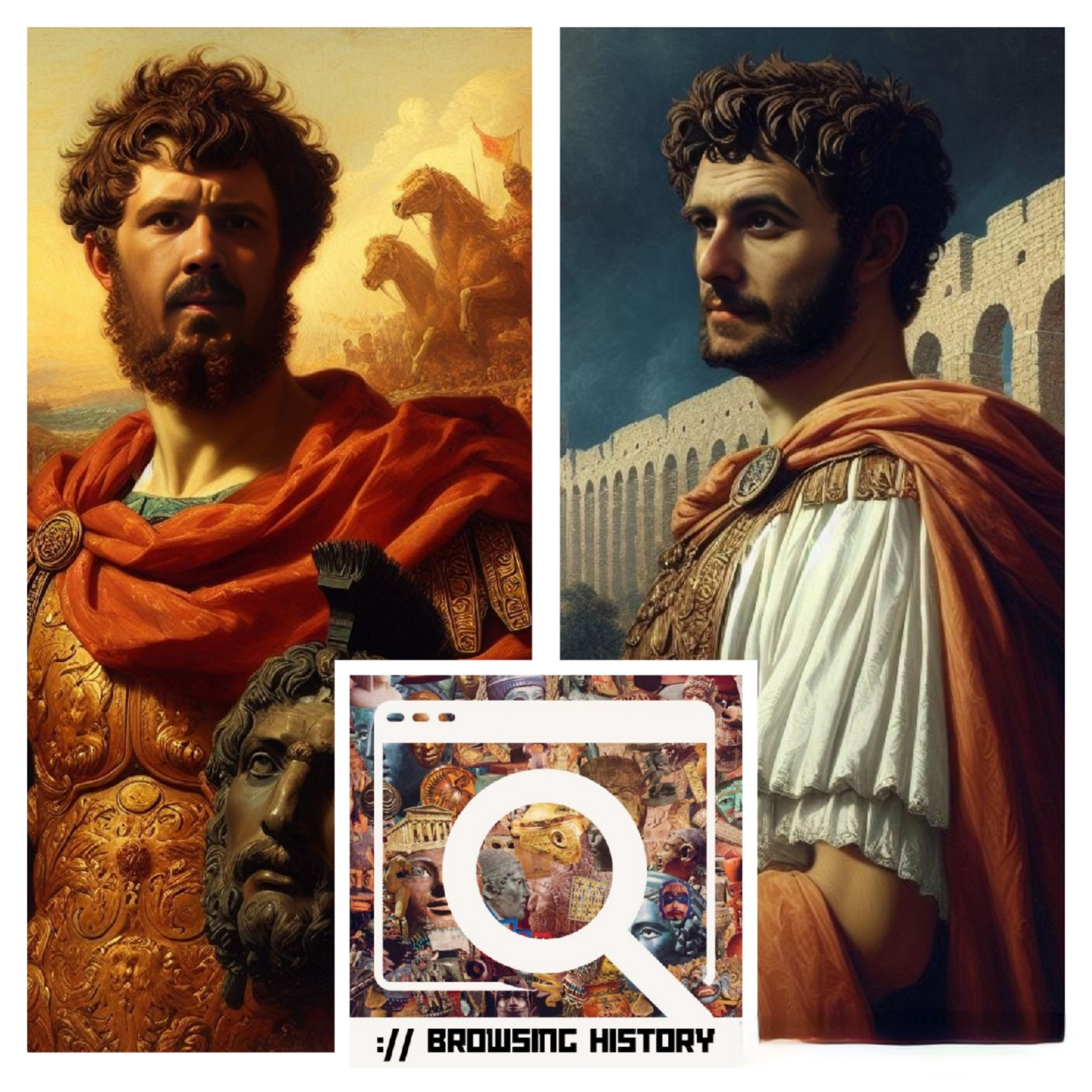 022 Emperor Hadrian of Rome episode artwork