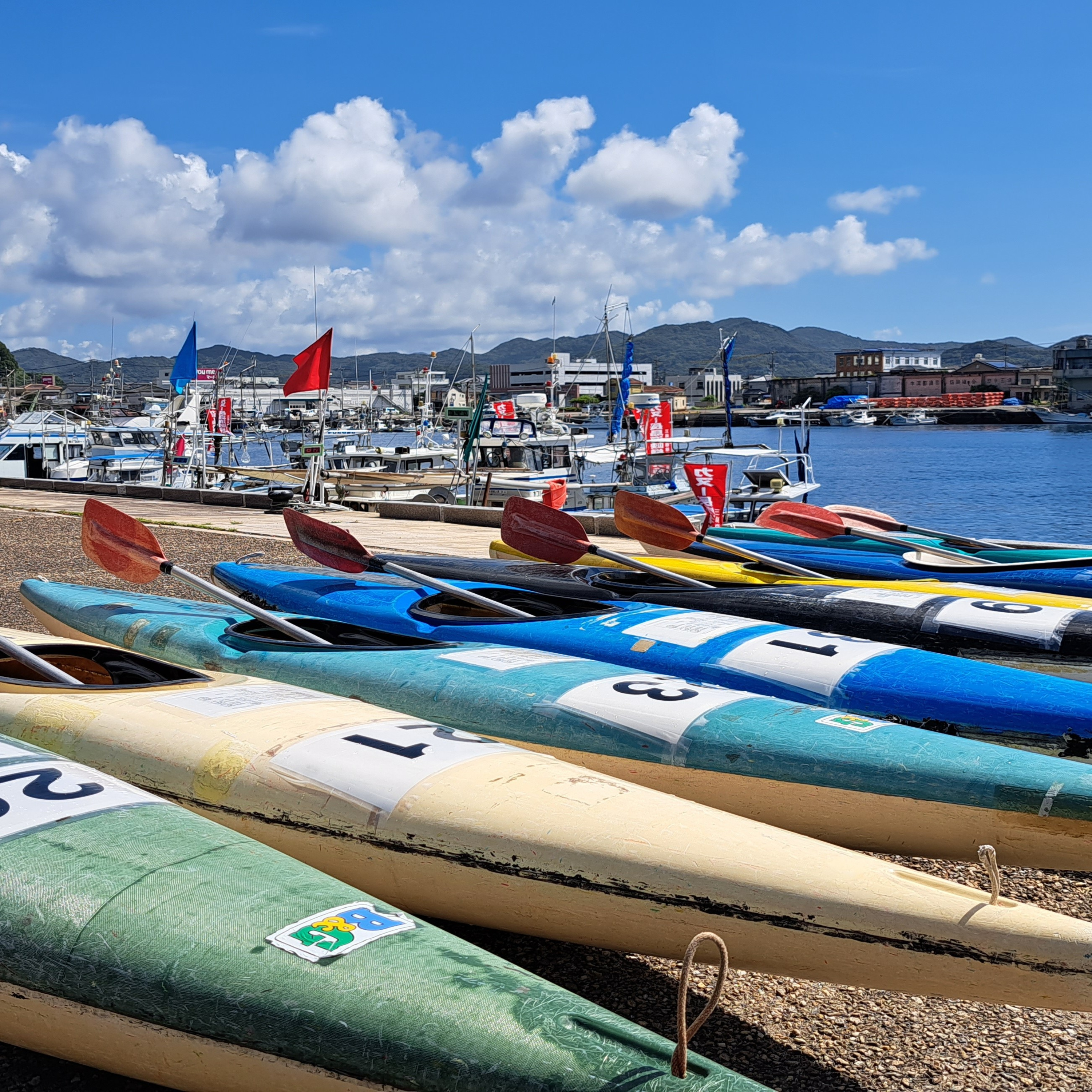 カヌー長島海峡横断大会リポート