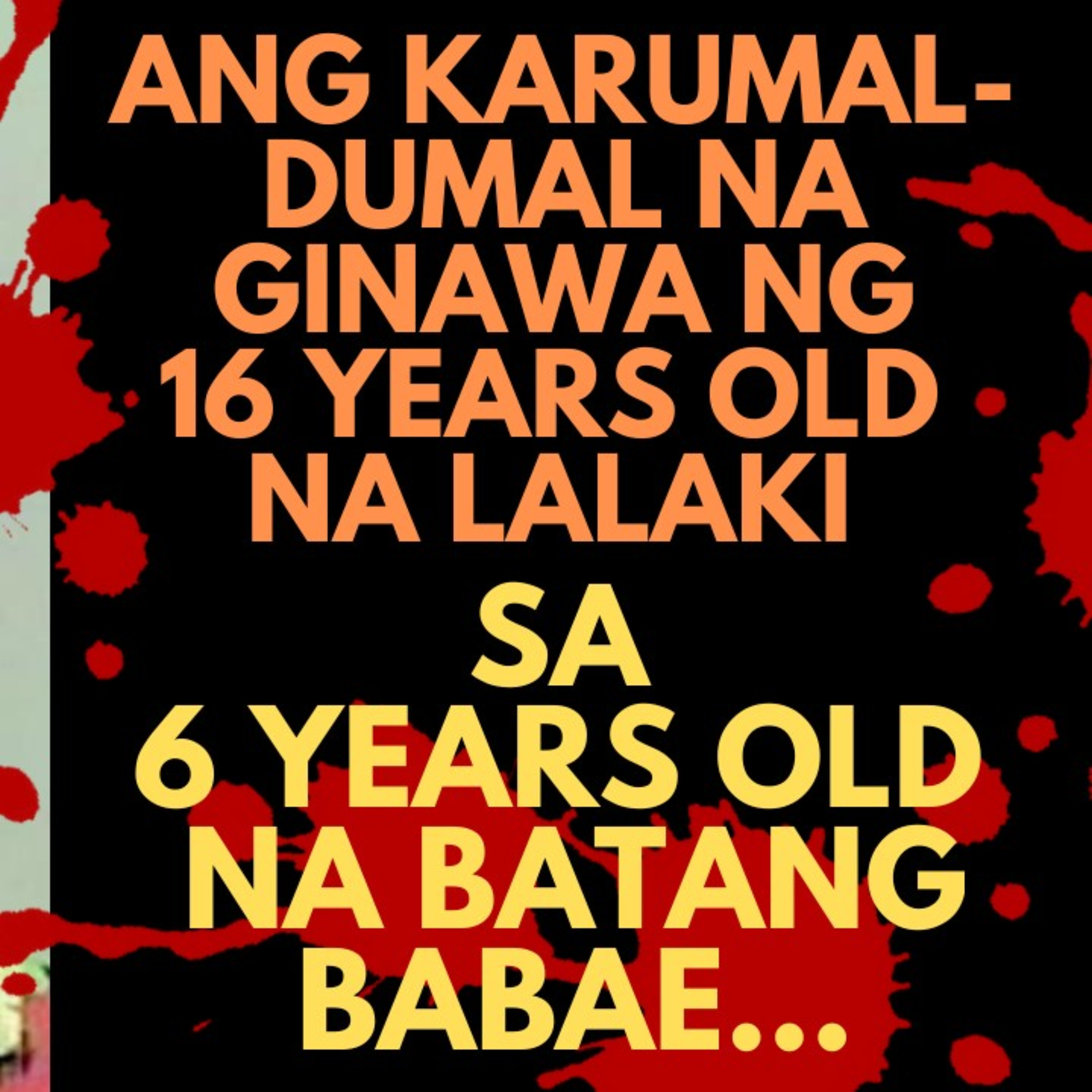 Ang Kasuklam-suklam na Kaso ng Karahasan na Ginawa ng isang Teenager na Lalaki sa batang 6 y.o. episode artwork