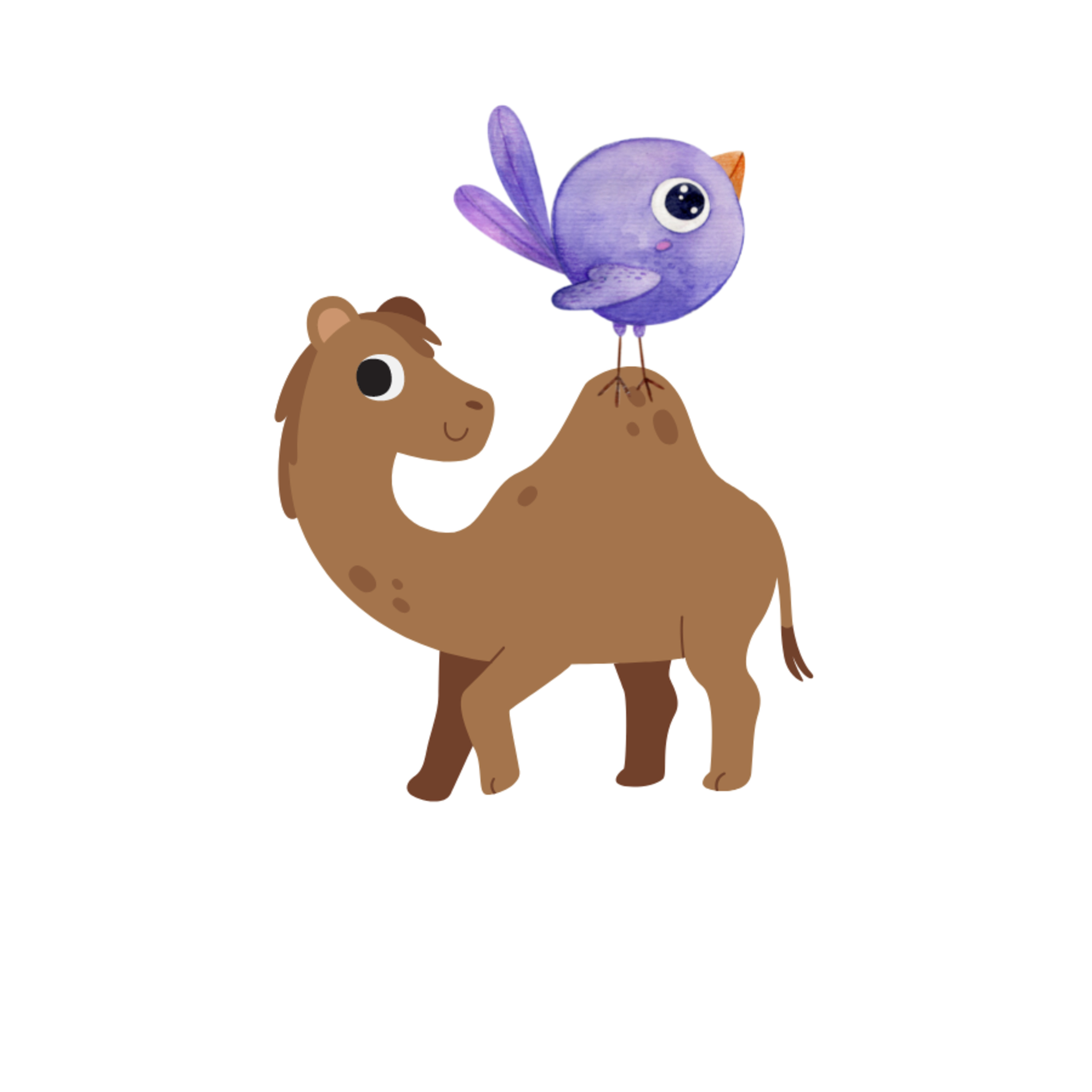 Jelly Bean the Cat Children's Bedtime Stories: Charles the Camel finds a thirsty bird in the dessert