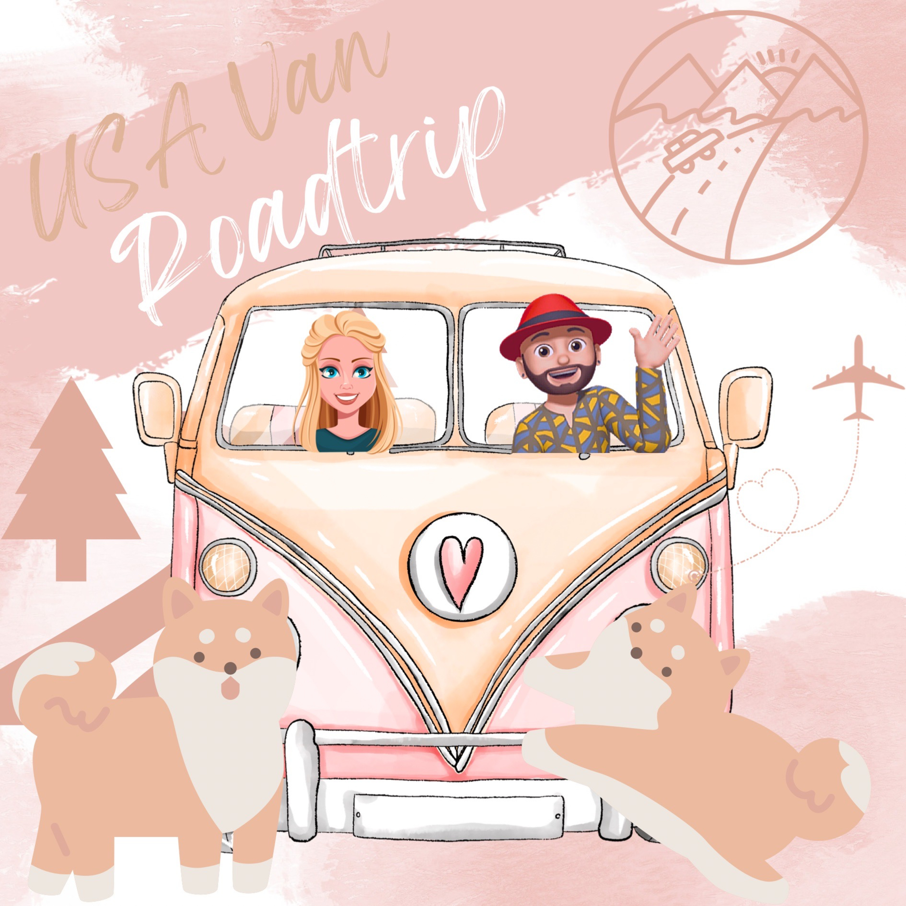 USA VAN ROADTRIP WITH SHIBAS