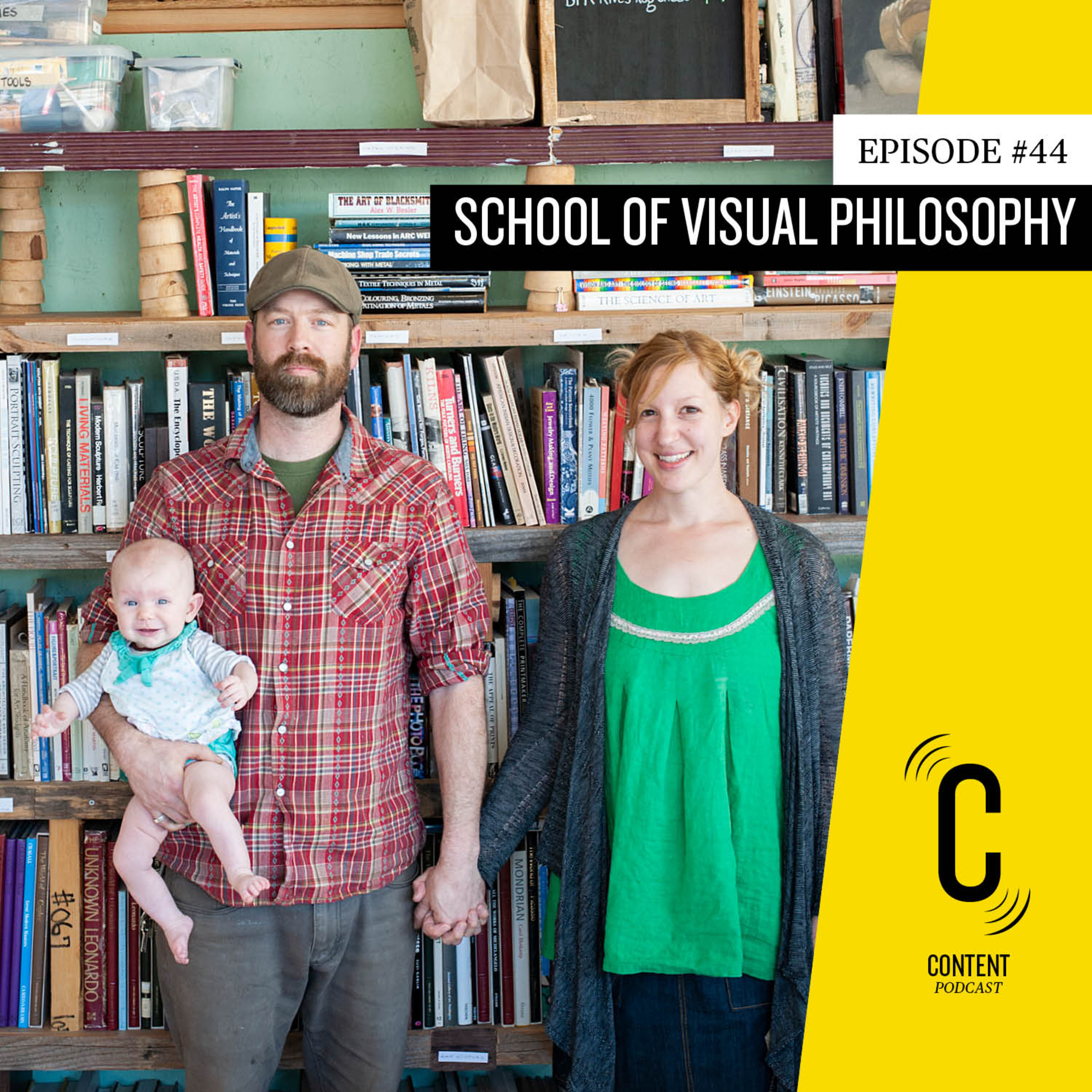 #44 Dana Harris Seeger and Yori Seeger - Artists and School of Visual Philosophy Cofounders episode artwork