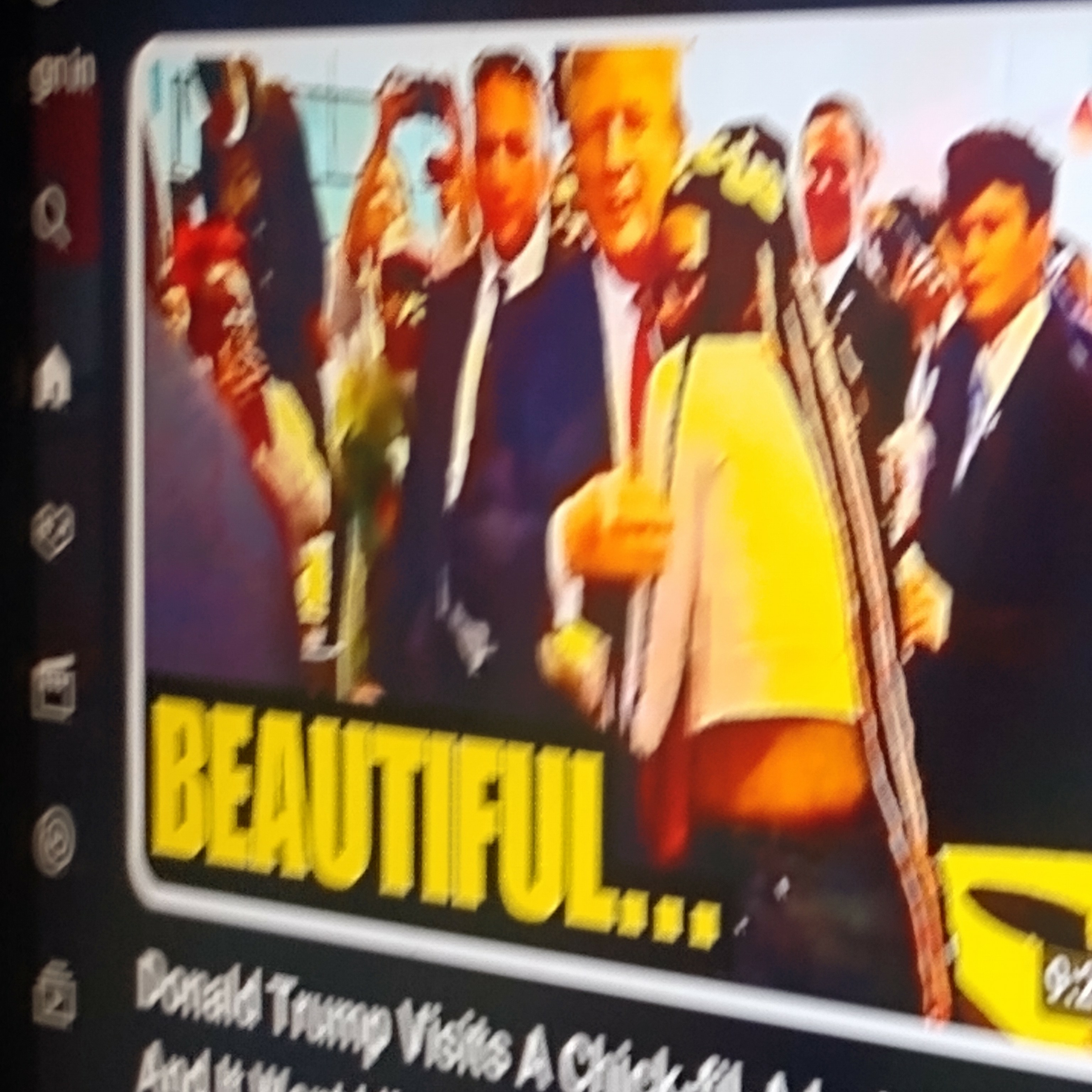 Donald Trump Shows Up At Chick Fil-A In GA "Look At Those Shameless Young Black People"