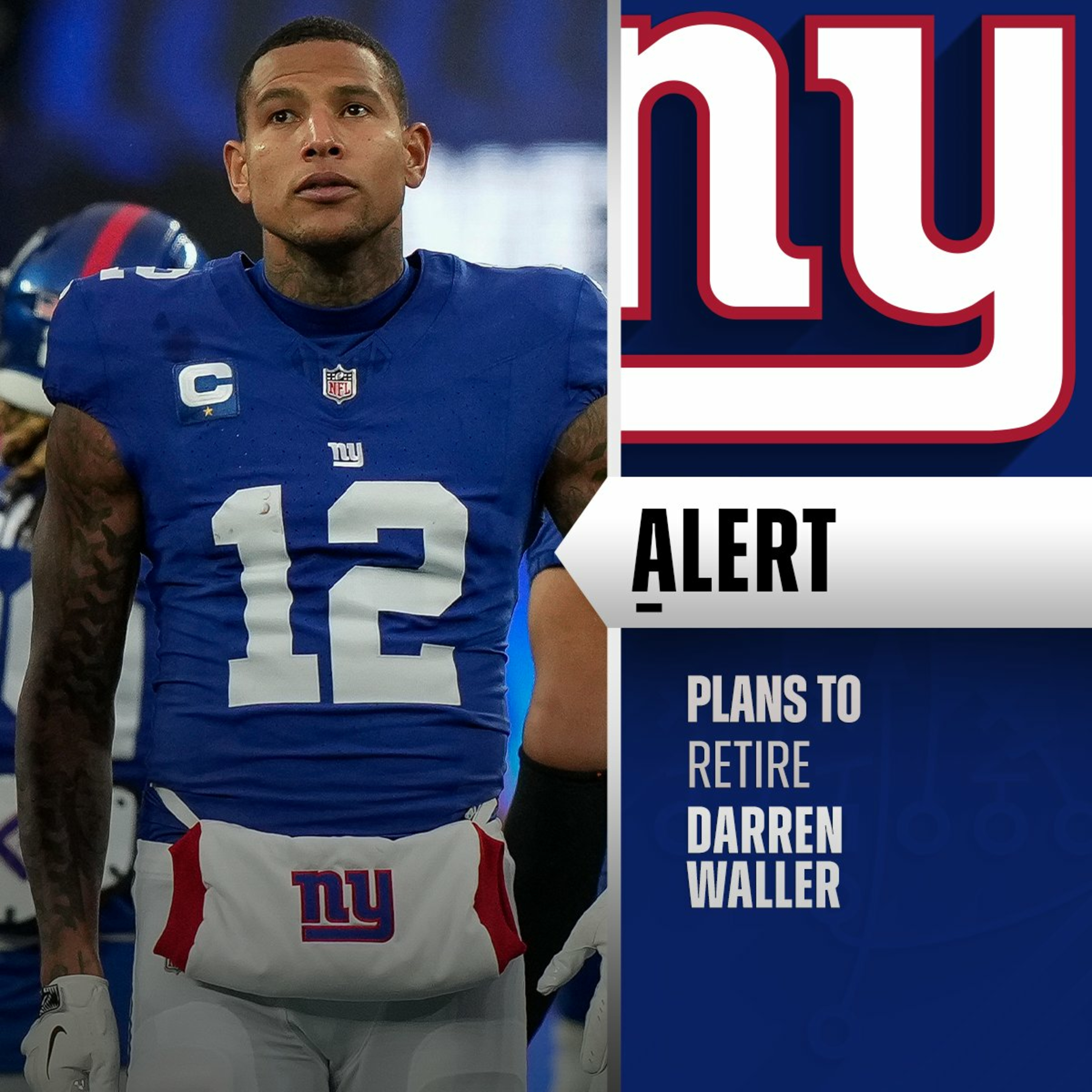 Breaking NYG News #DarrenWaller Retires Lost Passion For The Game & Health Concerns!!