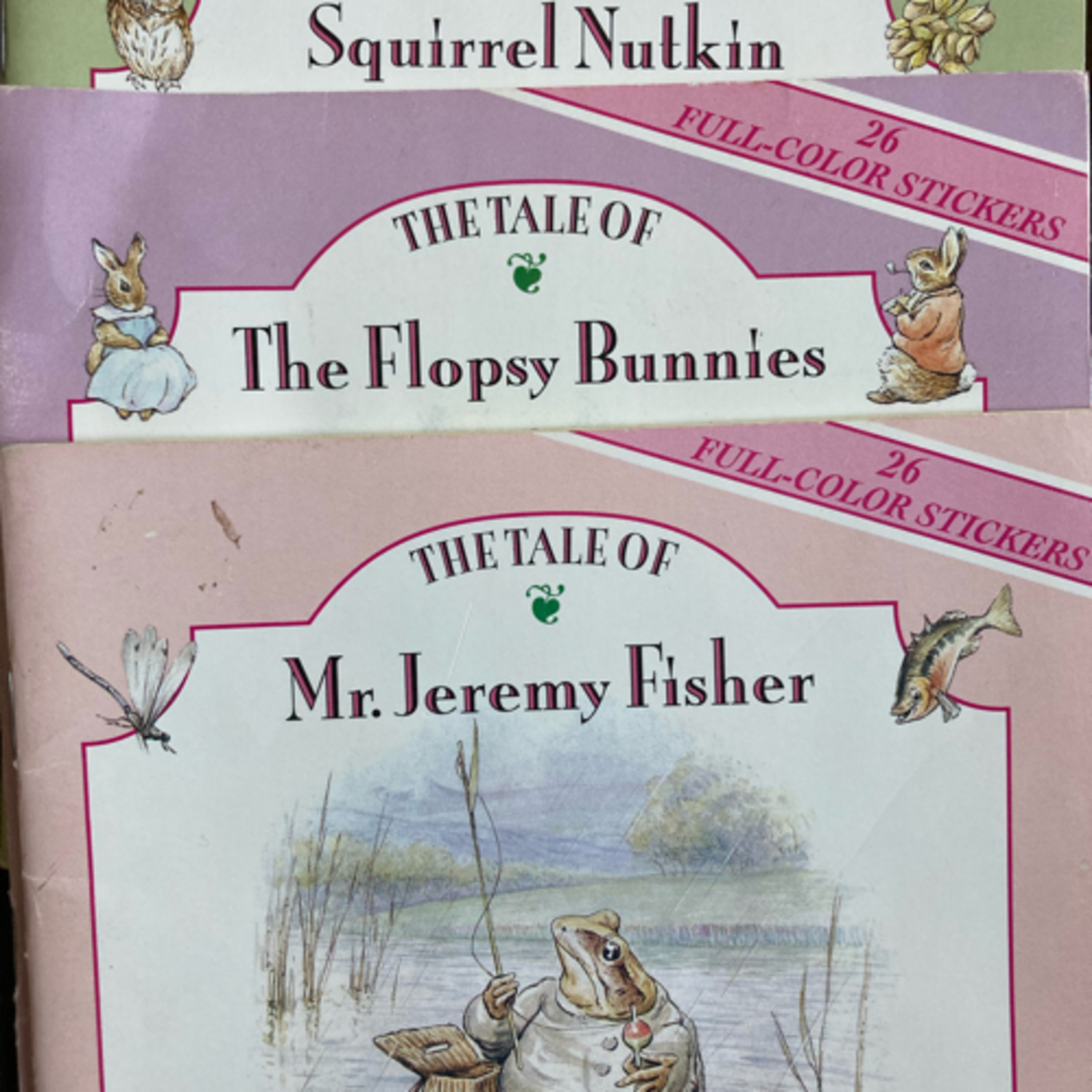 Ep. 2 (3 more) Beatrix Potter stories : Squirrel Nutkin, the Flopsy Bunnies, and Jeremy Fisher episode artwork
