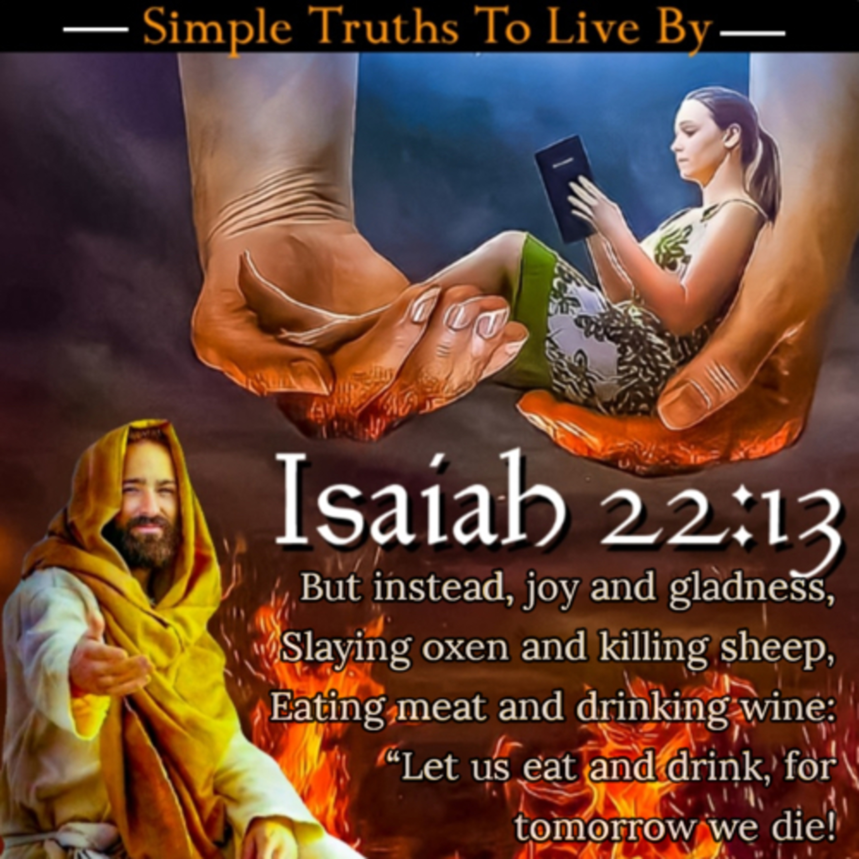 John’s iPad reads The Bible